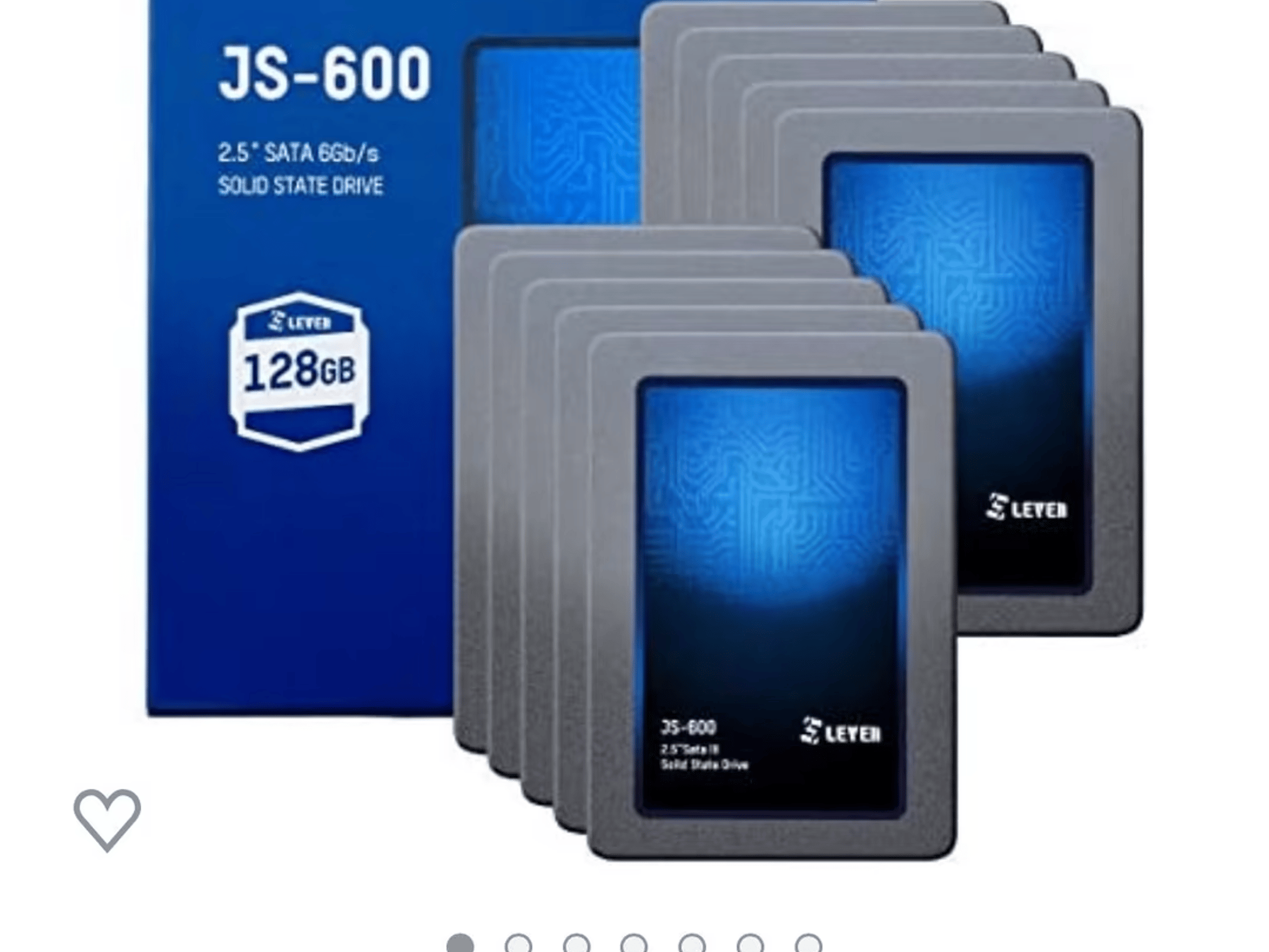 Leven 128GB x 10pack - 3D NAND TLC SSD - Retail Packaging