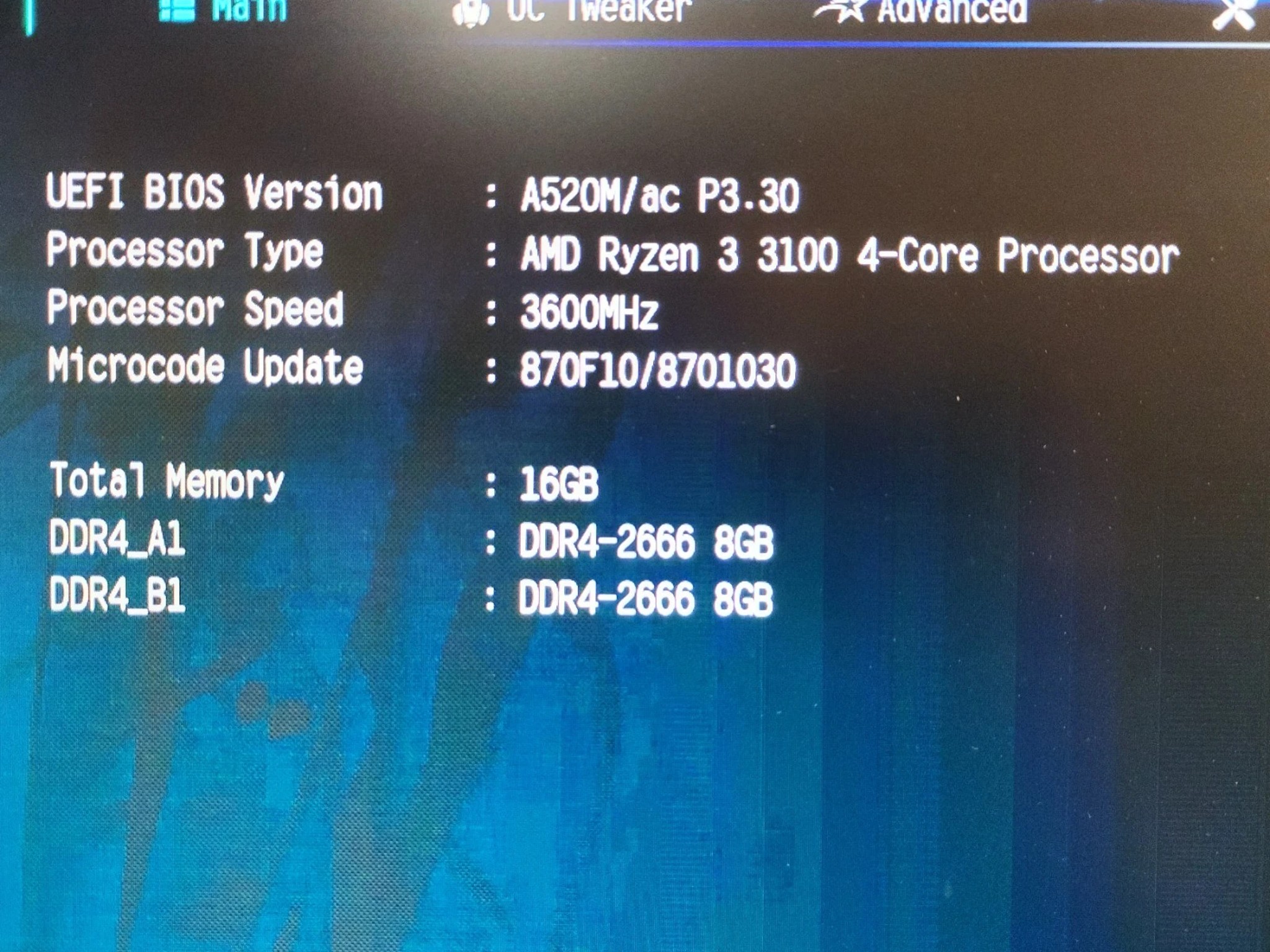 ASROCK A520M/AC WIFI DDR4 AM4 MATX MOTHERBOARD