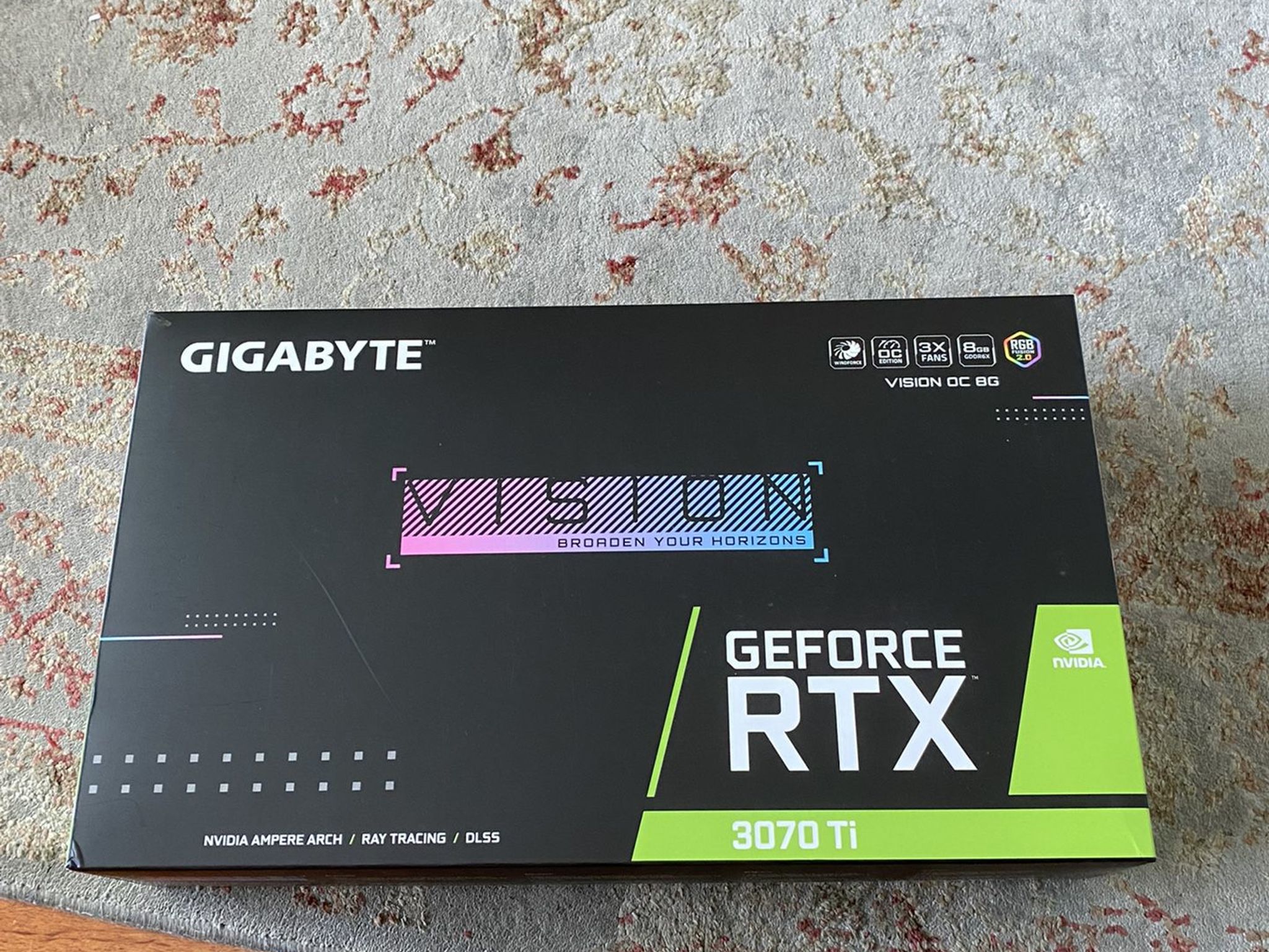 Nvidia Gigabyte GeForce RTX 3070 Ti Vision 8G OC