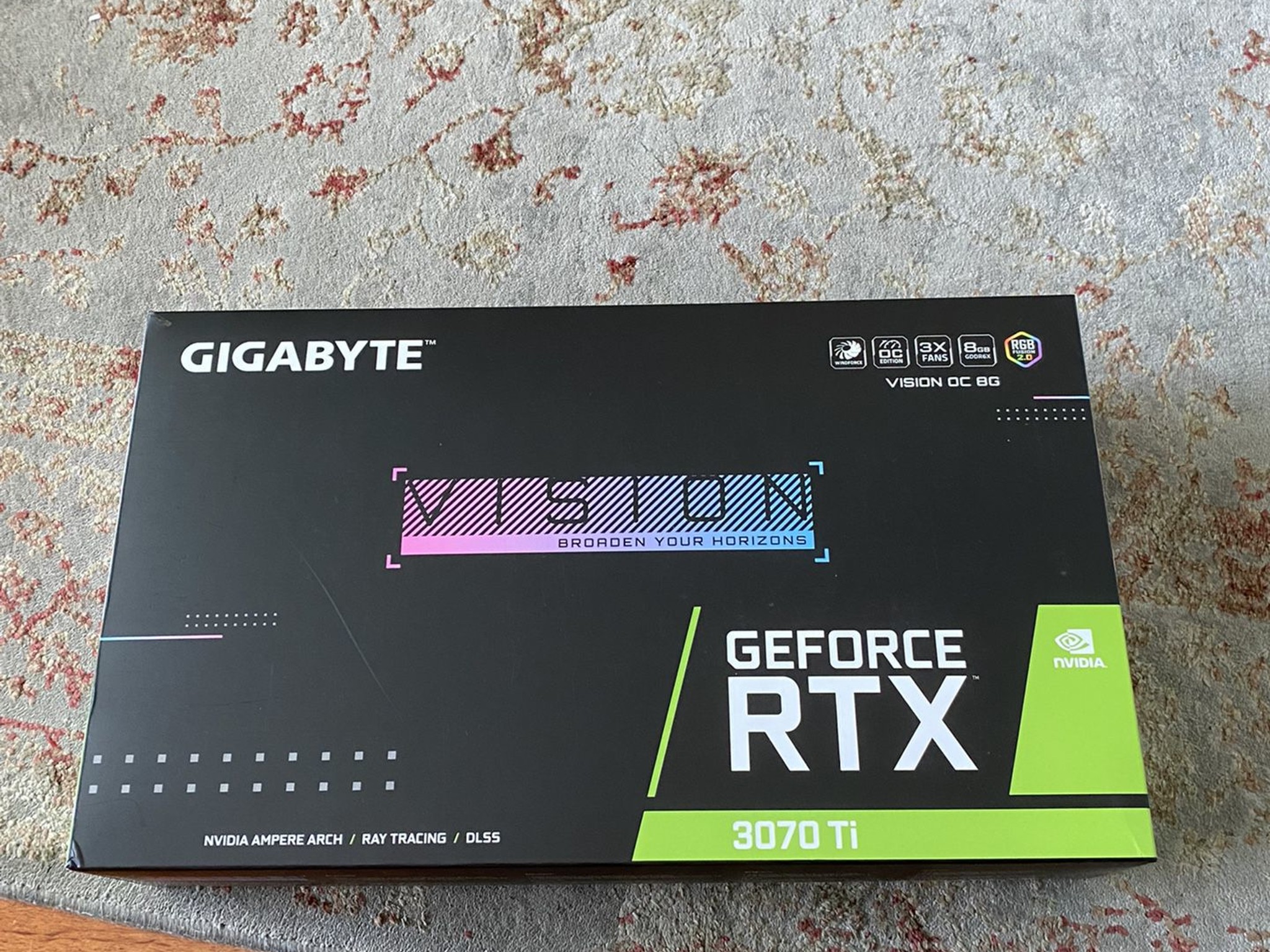 Nvidia Gigabyte GeForce RTX 3070 Ti Vision 8G OC