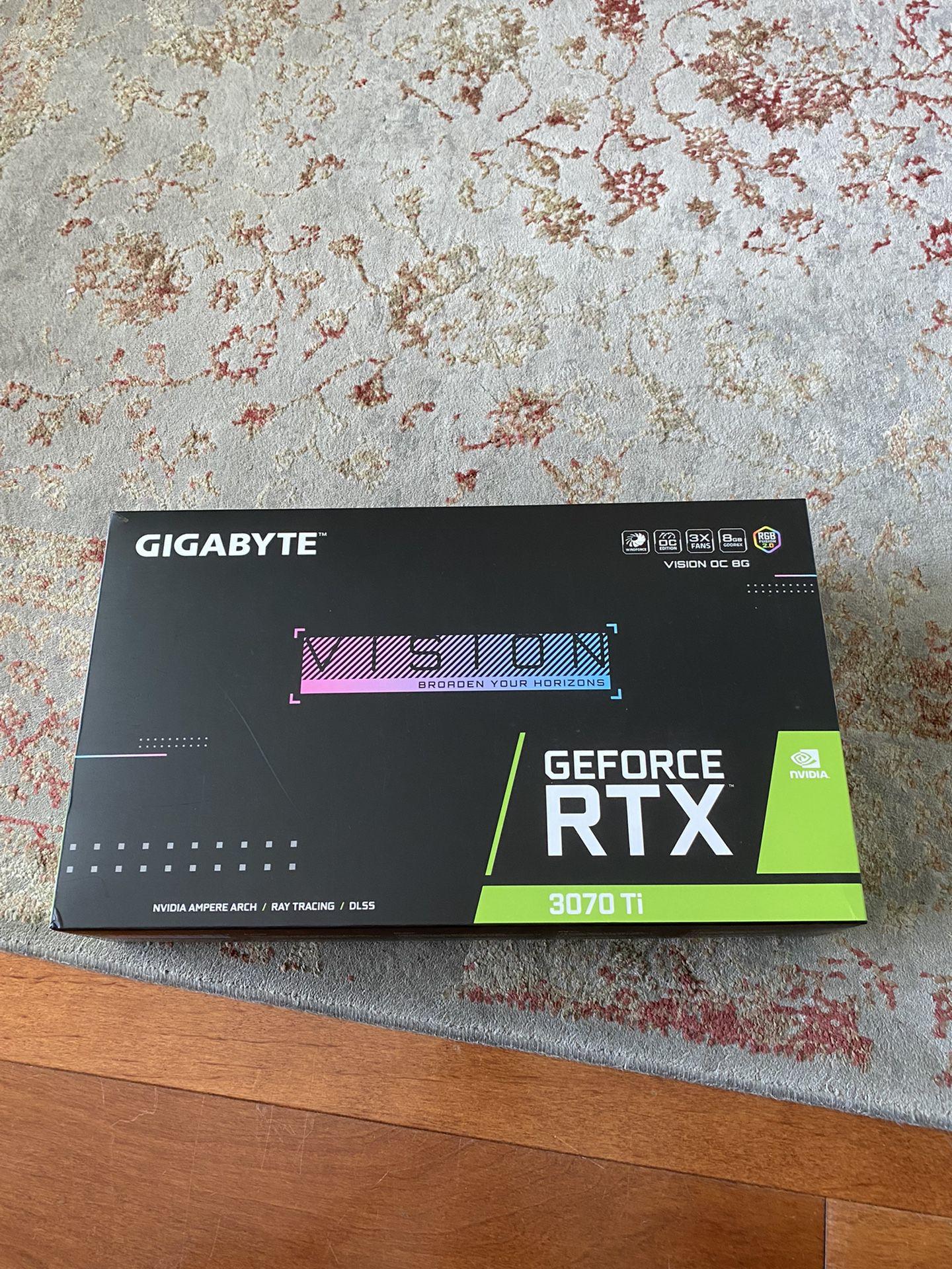Nvidia Gigabyte GeForce RTX 3070 Ti Vision 8G OC