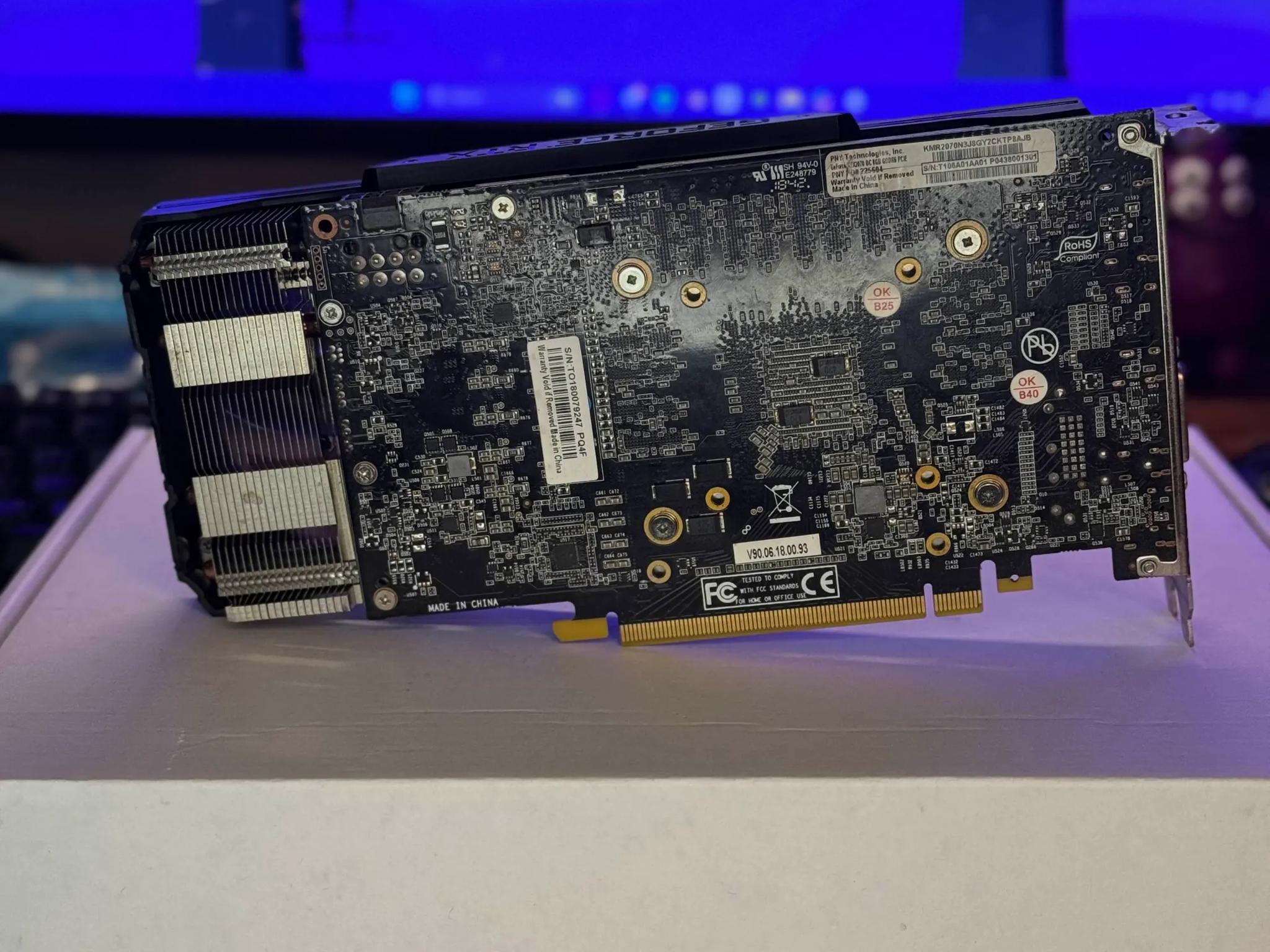 PNY GeForce RTX™ 2070 8GB XLR8 Gaming Overclocked Edition