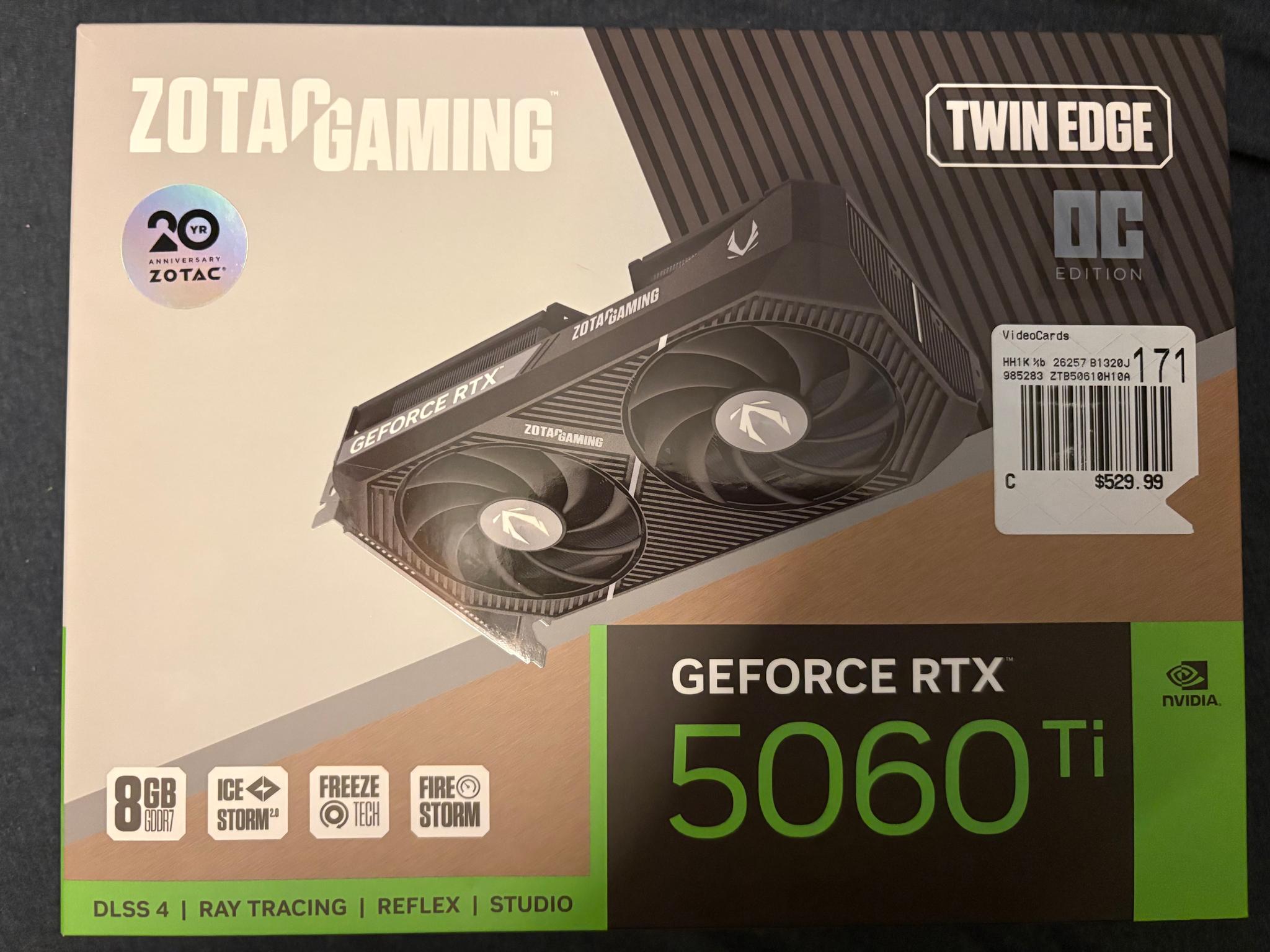 ZOTAC RTX 5060 Ti Twin Edge