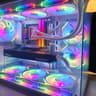 4k Gaming/Productivity Gaming PC! 7900XTX/9070XT, Intel 265K,10X Infinity Mirror Fans+Screen!