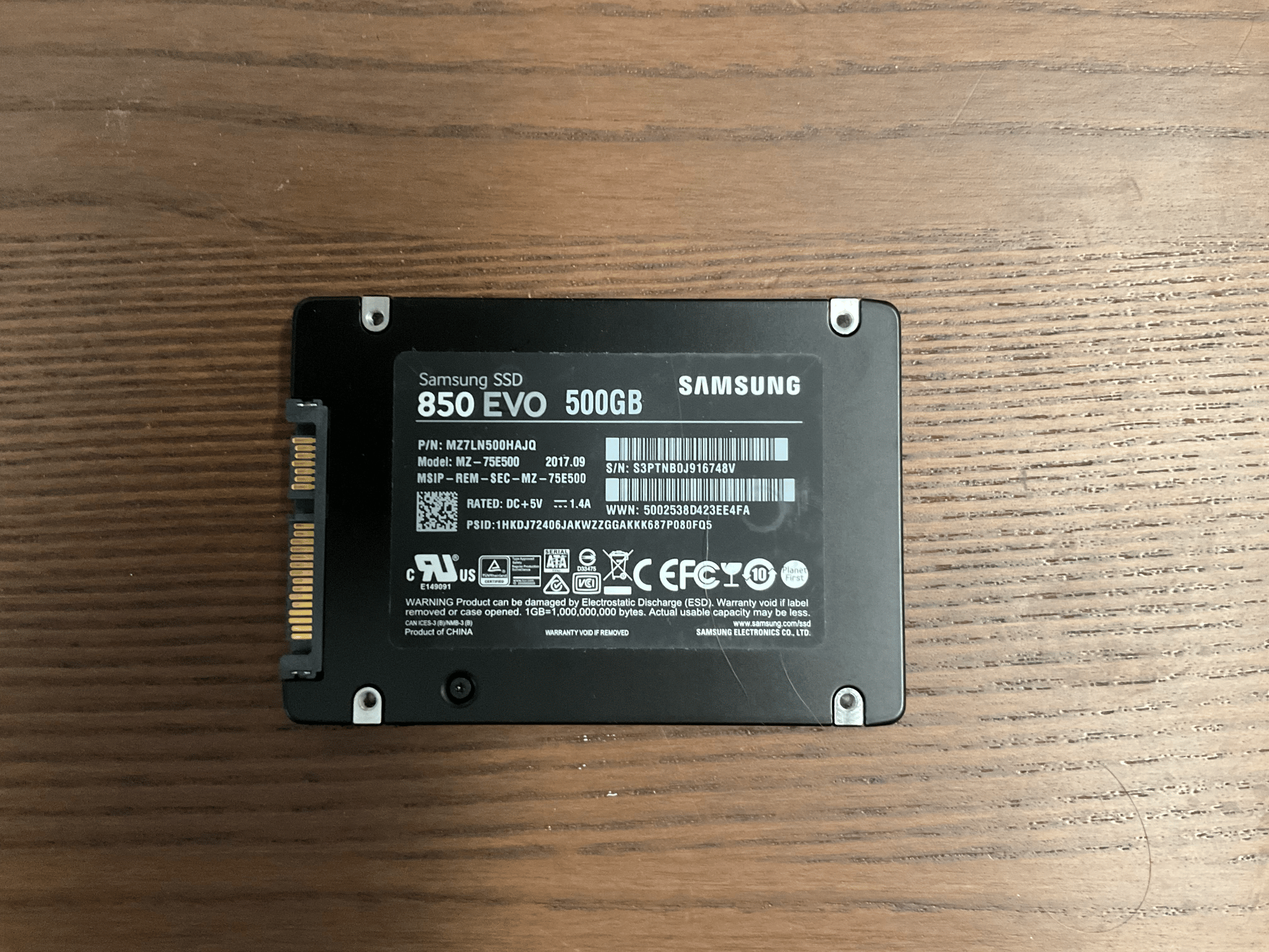 Samsung 860 and 850 EVO 500GB SATA SSDs