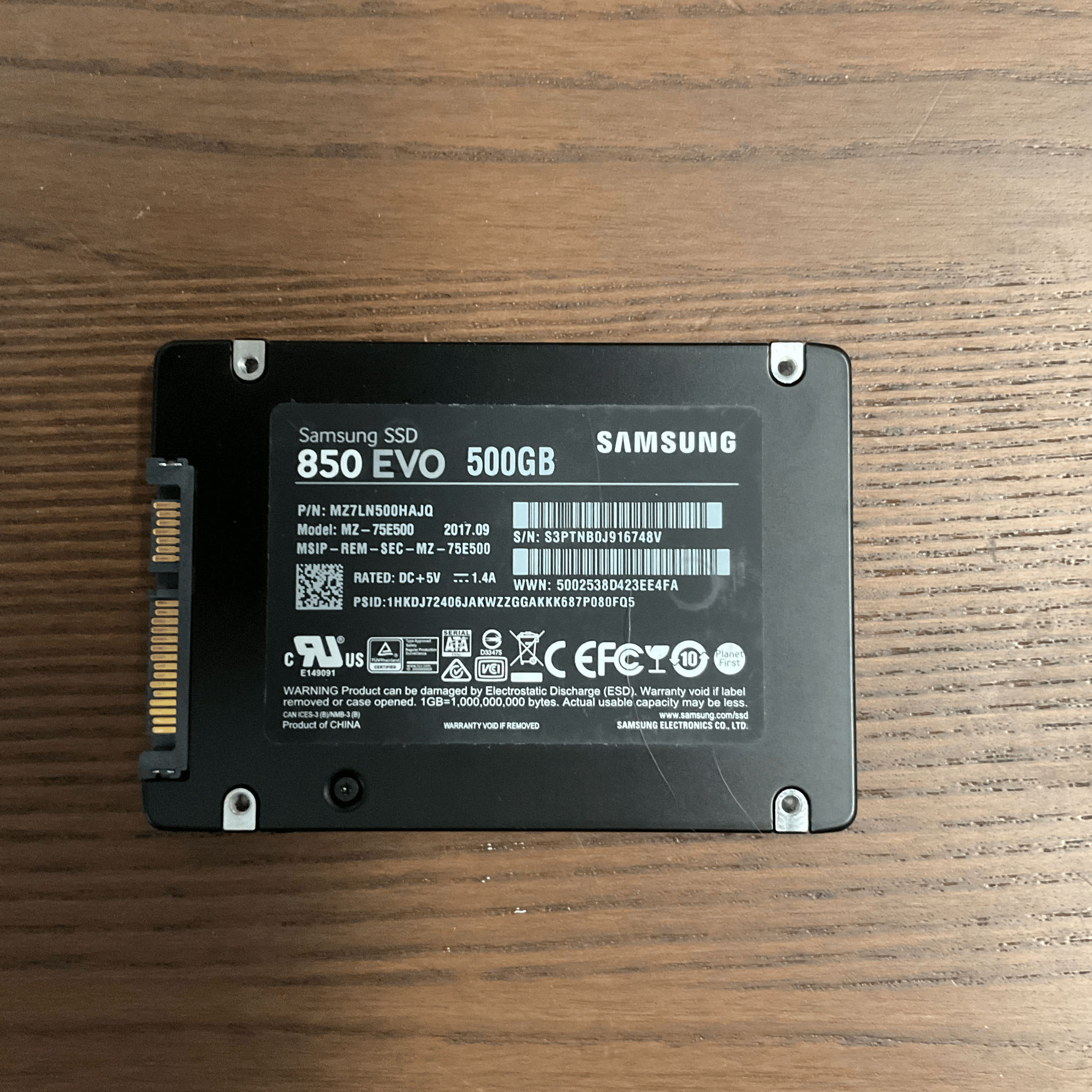 Samsung 860 and 850 EVO 500GB SATA SSDs