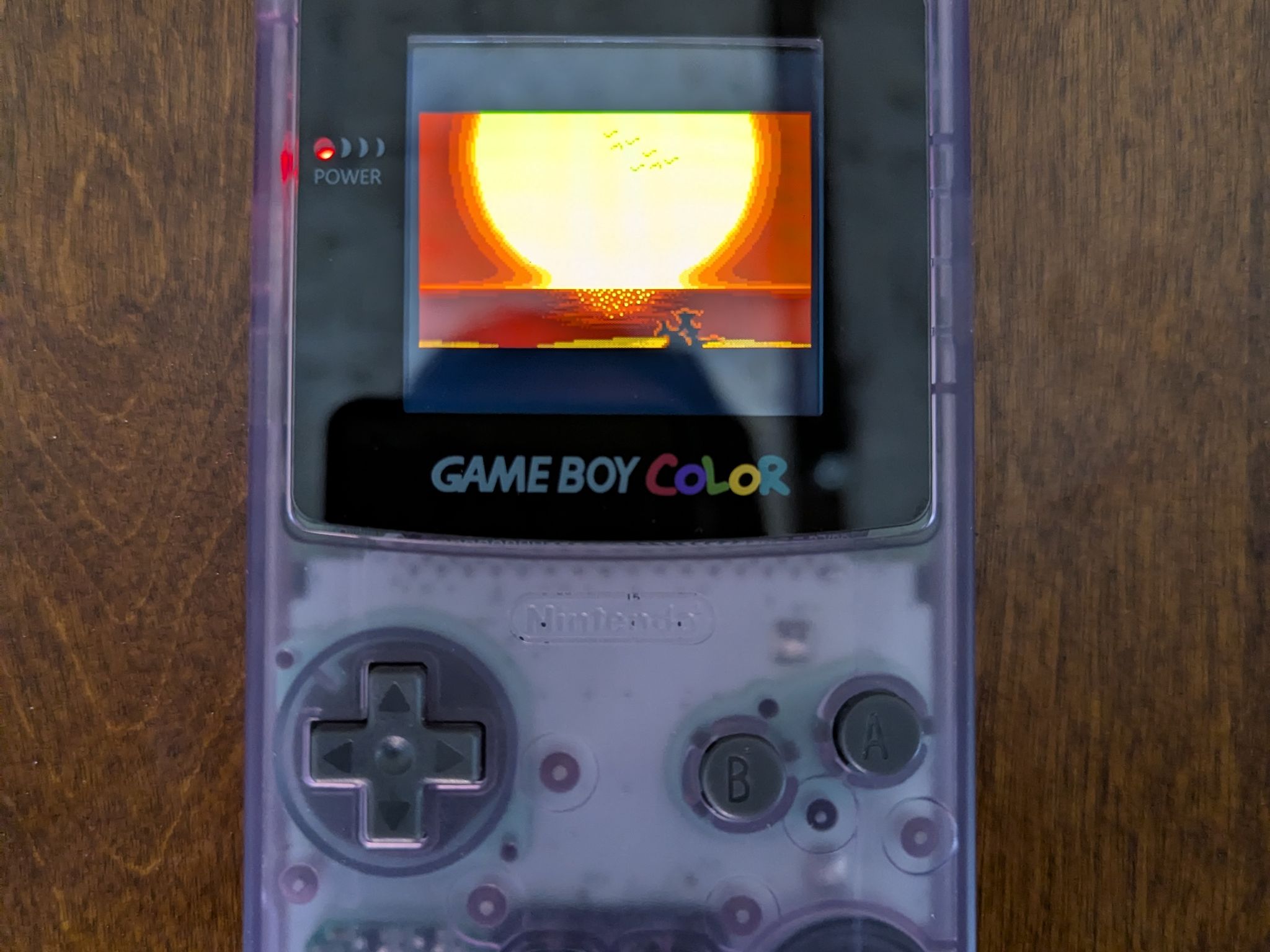 Restored Game Boy Color GBC with New Backlit IPS LCD Screen