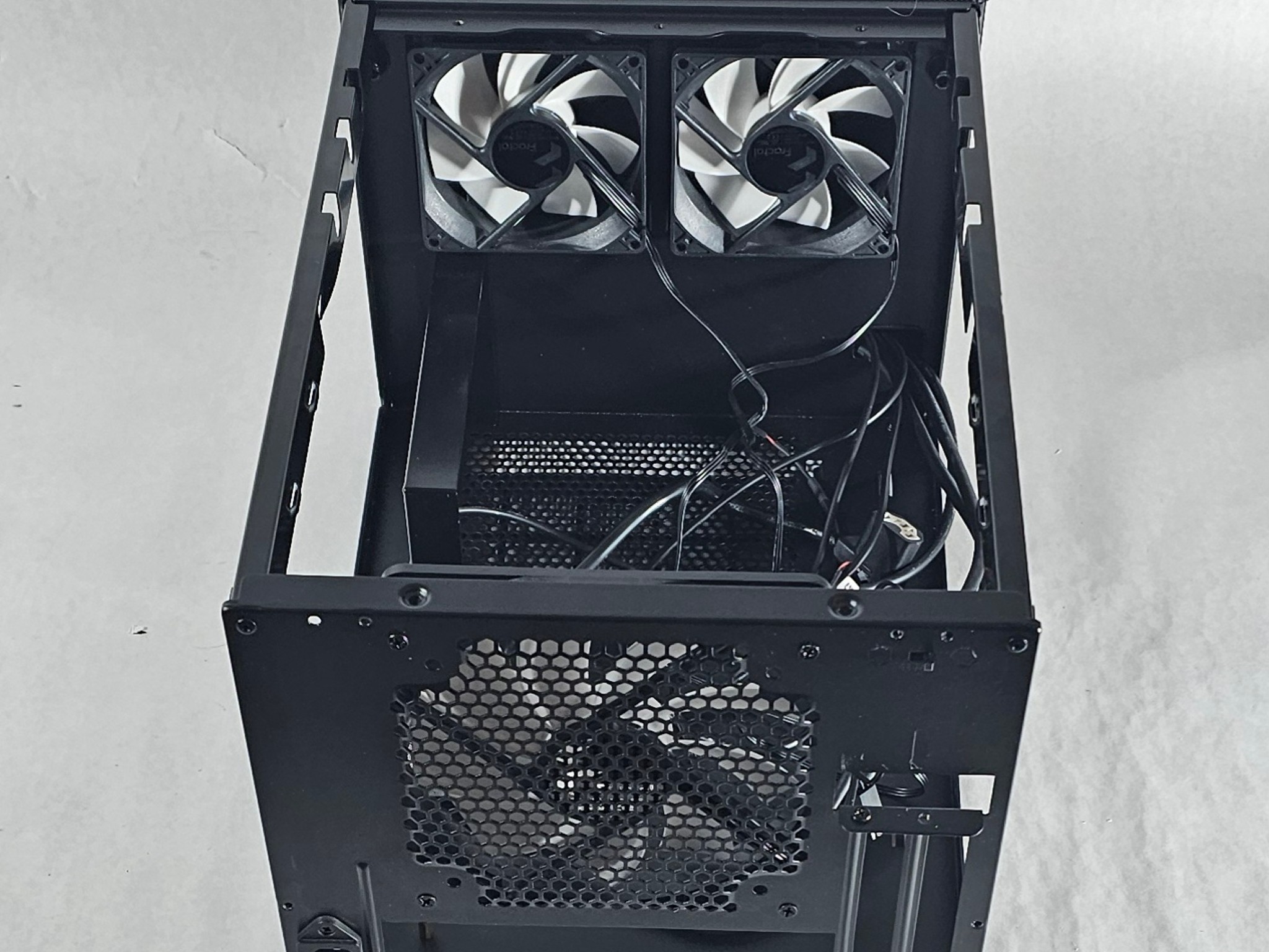 Black ITX PC Case w/ 3 Fans