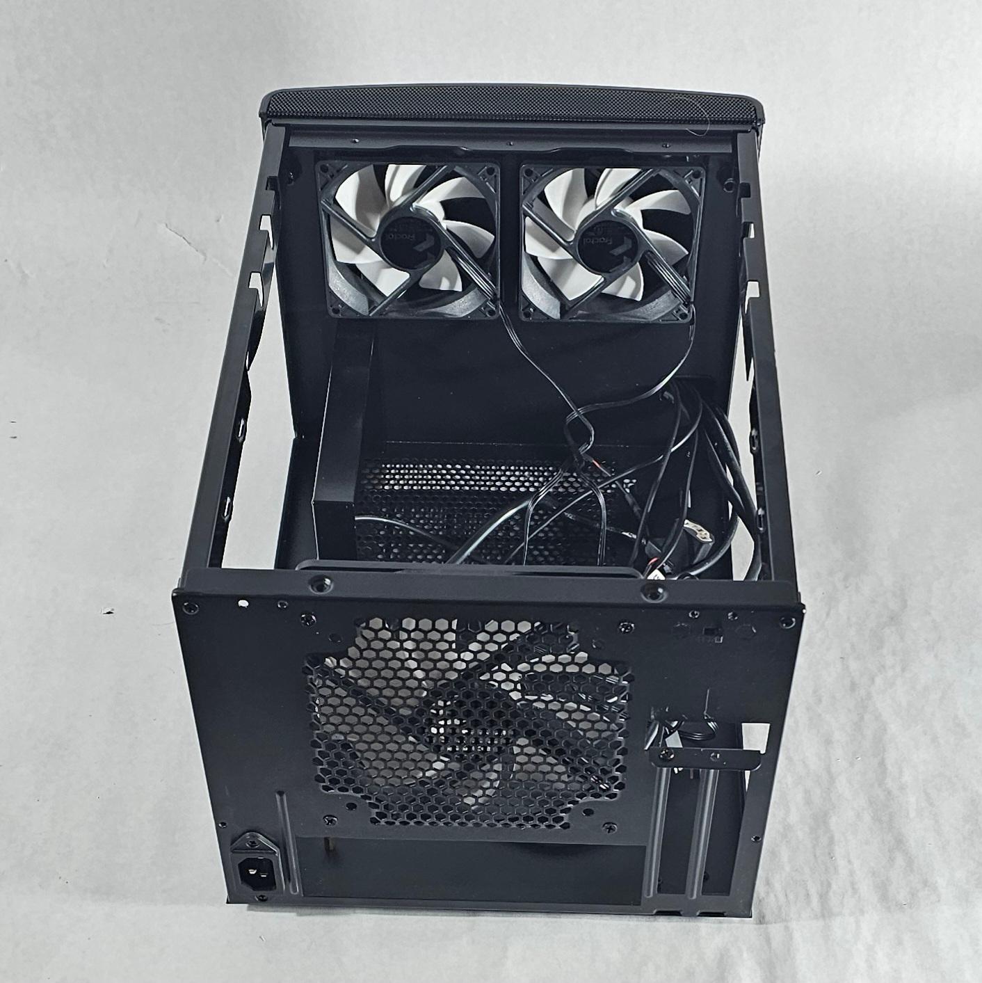 Black ITX PC Case w/ 3 Fans