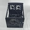 Black ITX PC Case w/ 3 Fans