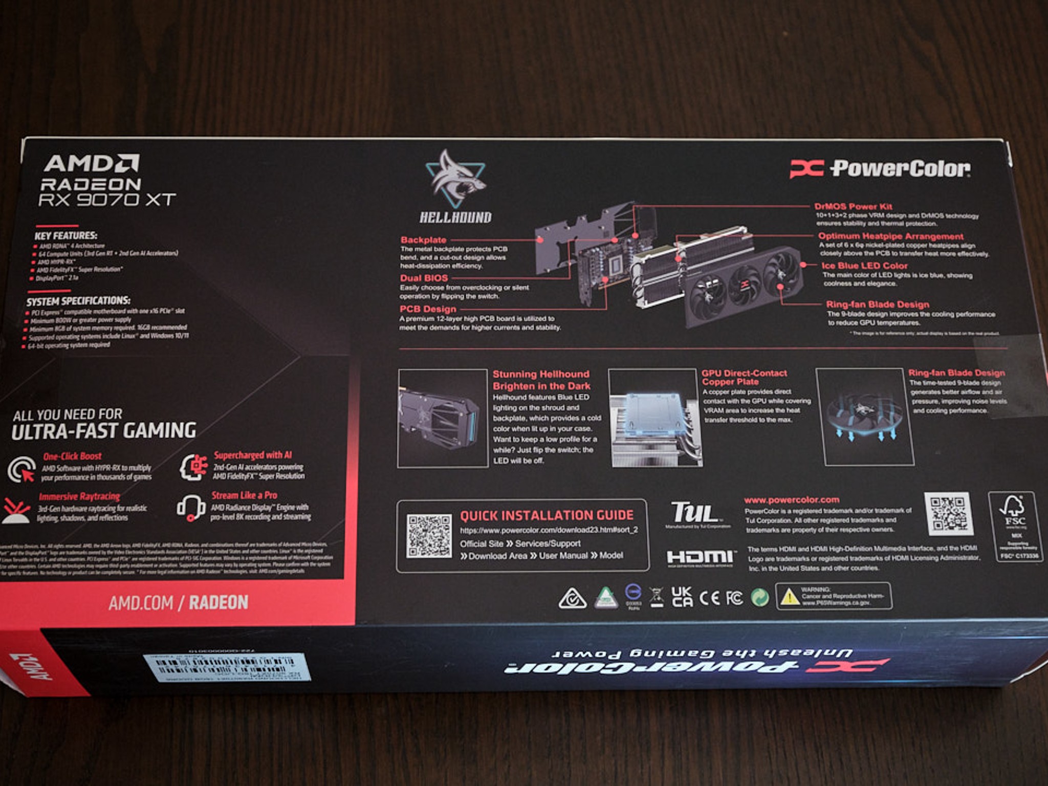 PowerColor Hellhound 9070 XT 16GB