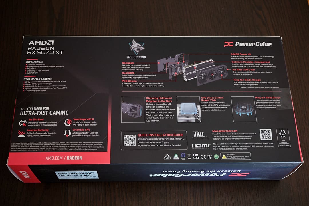 PowerColor Hellhound 9070 XT 16GB