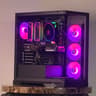FREE SHIPPING 🖤 🌈 Black RGB Gaming PC | RX 9070 16 GB | Ryzen 5 7600x | 1TB SSD | 32 GB DDR5