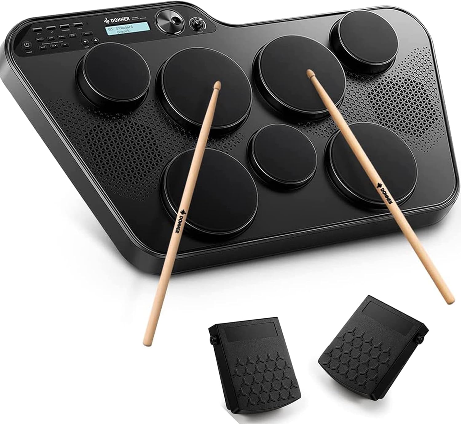🎵Donner DED‑60T Portable Electronic Drum Pad – New in Box🎹