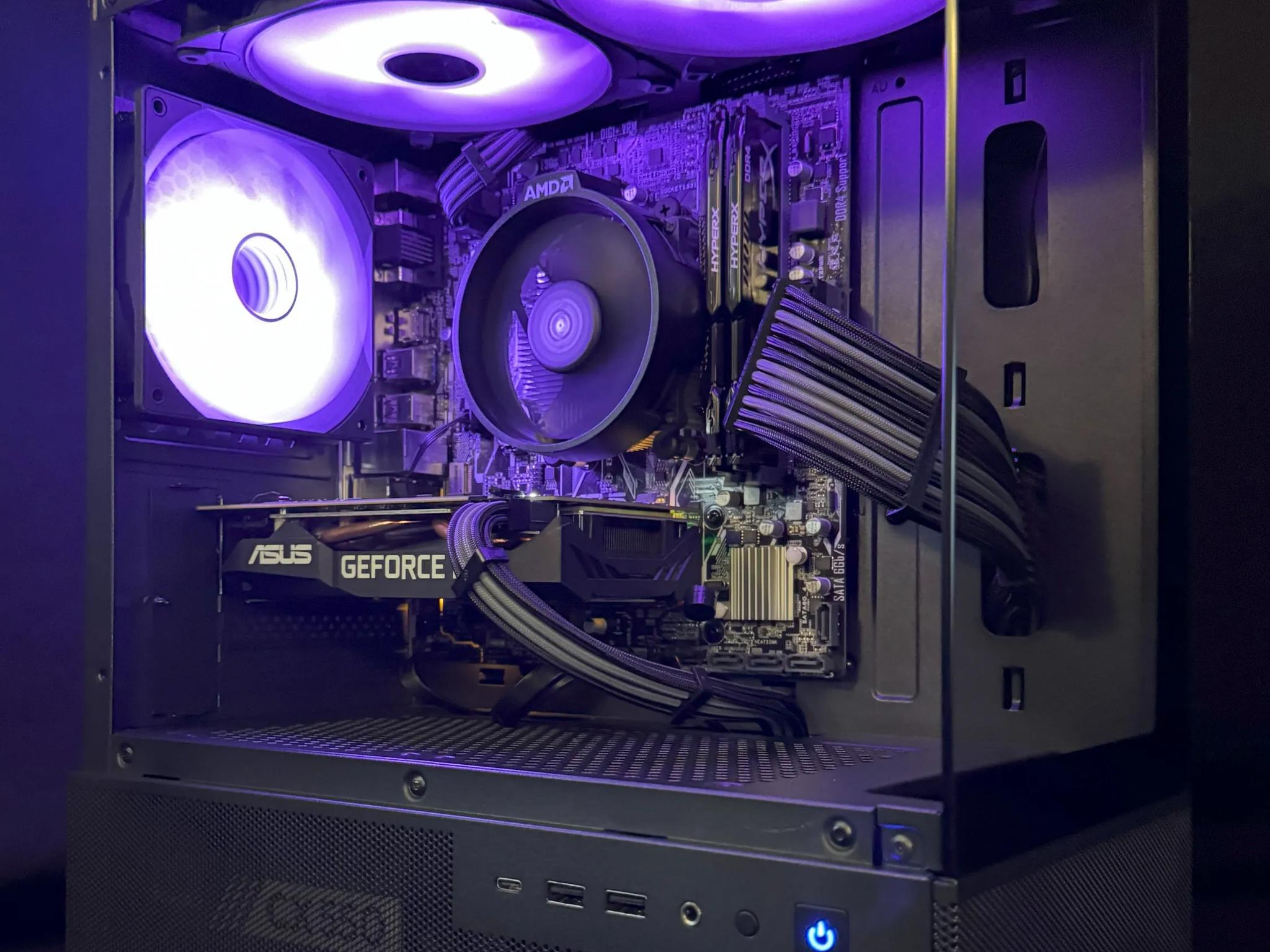 Nvidia RTX 2060 / Ryzen 5 2600x 16GB DDR4 Okinos Aqua aRGB gaming pc