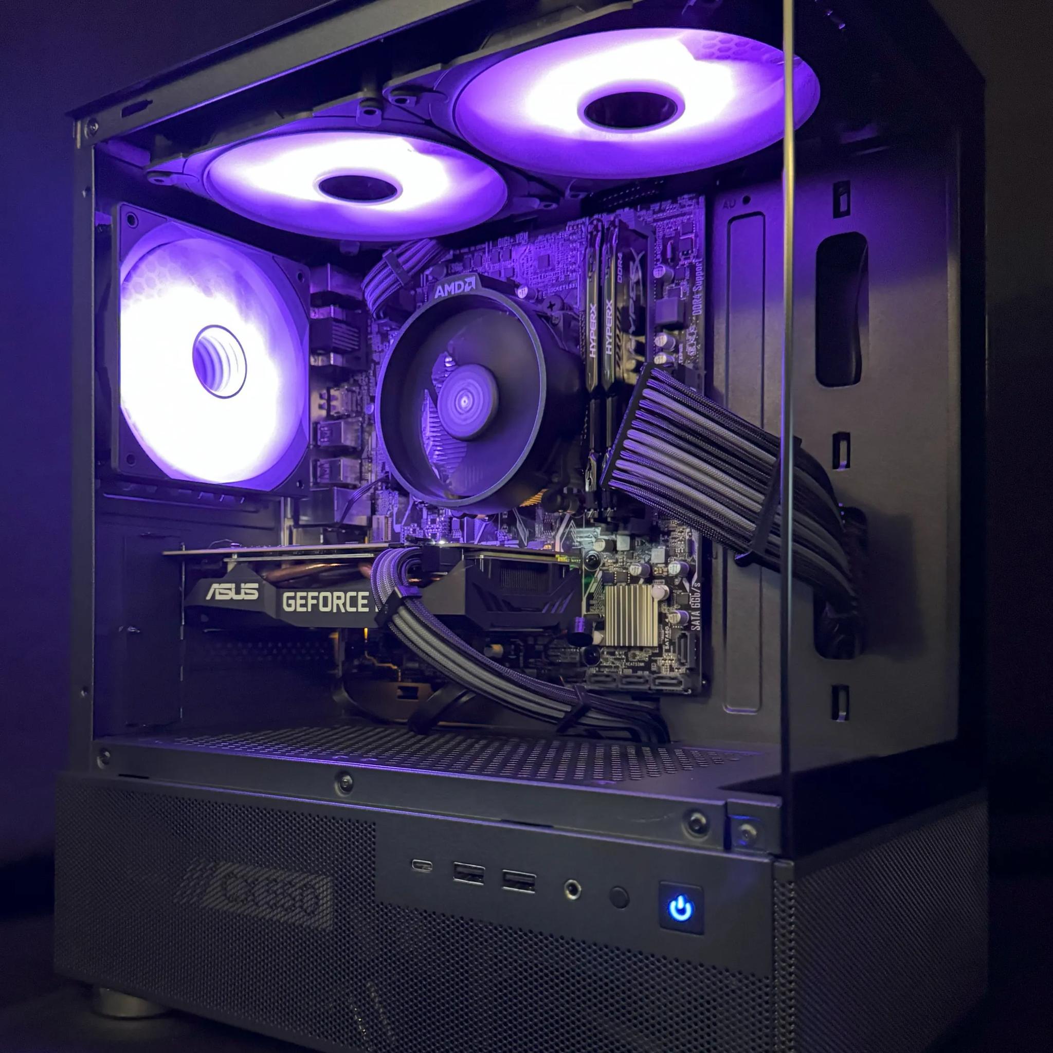 Nvidia RTX 2060 / Ryzen 5 2600x 16GB DDR4 Okinos Aqua aRGB gaming pc