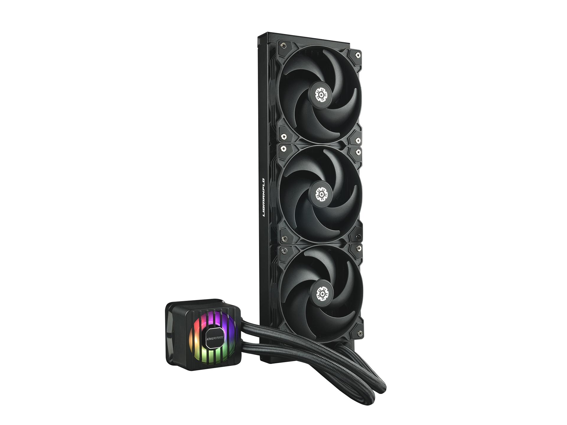 ENERMAX LIQMAXFLO SR 360 ARGB AIO CPU Liquid Cooler - 60mm VRM Fan up to 3000 RPM - 370W TDP