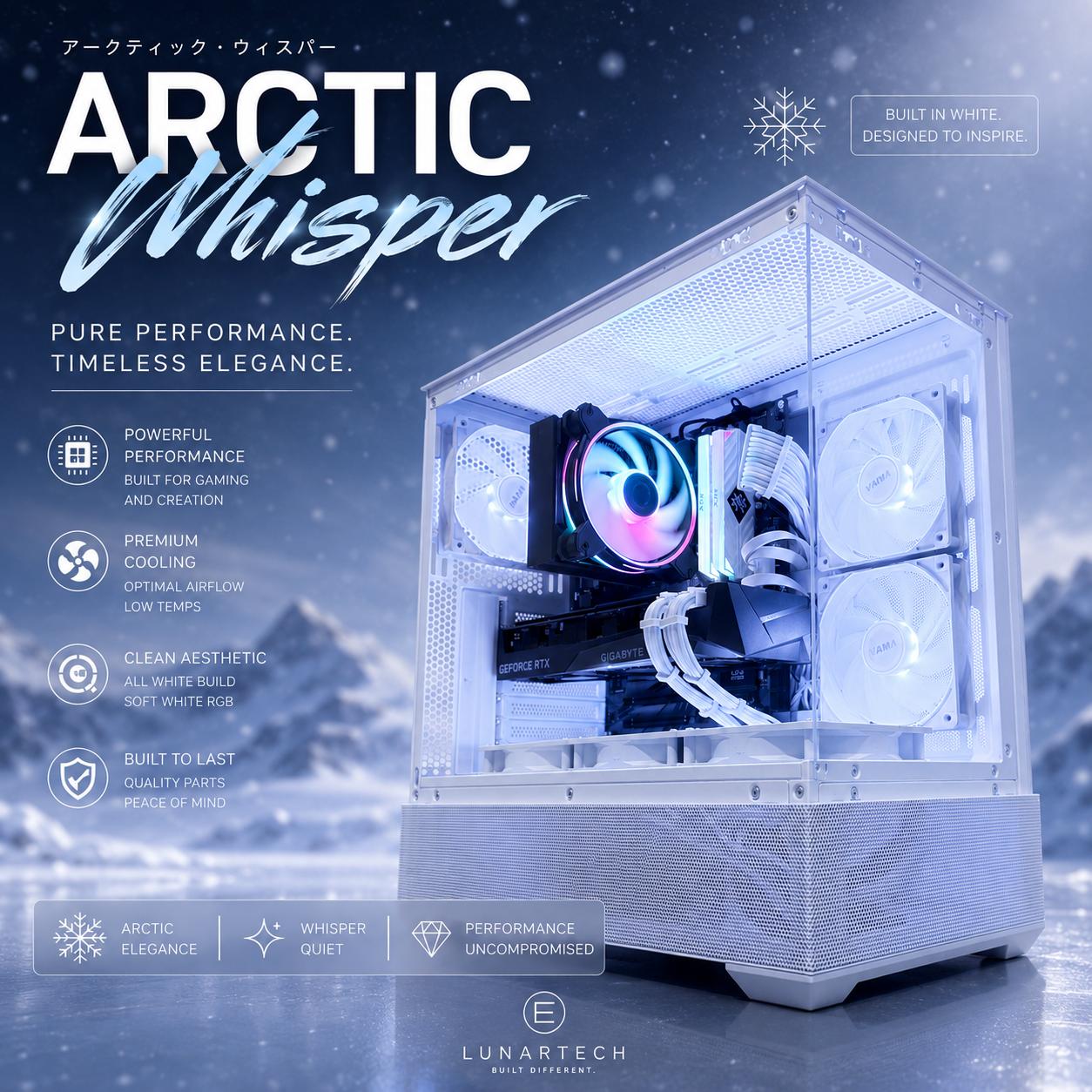 ❄️"Arctic Whisper"❄️| 1080/1440p Gaming | Intel i7 12700K | RTX 3070 | 32GB RAM | 512GB Storage