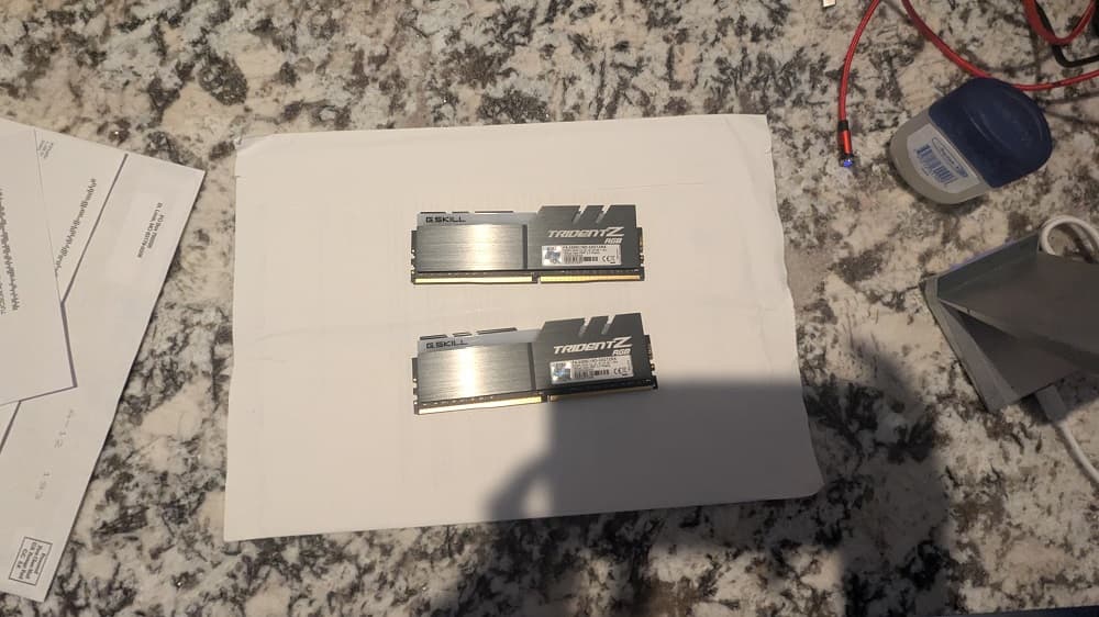 G.SKILL Trident Z RGB Series (Intel XMP) DDR4 RAM 32GB (2x16GB) (Used)