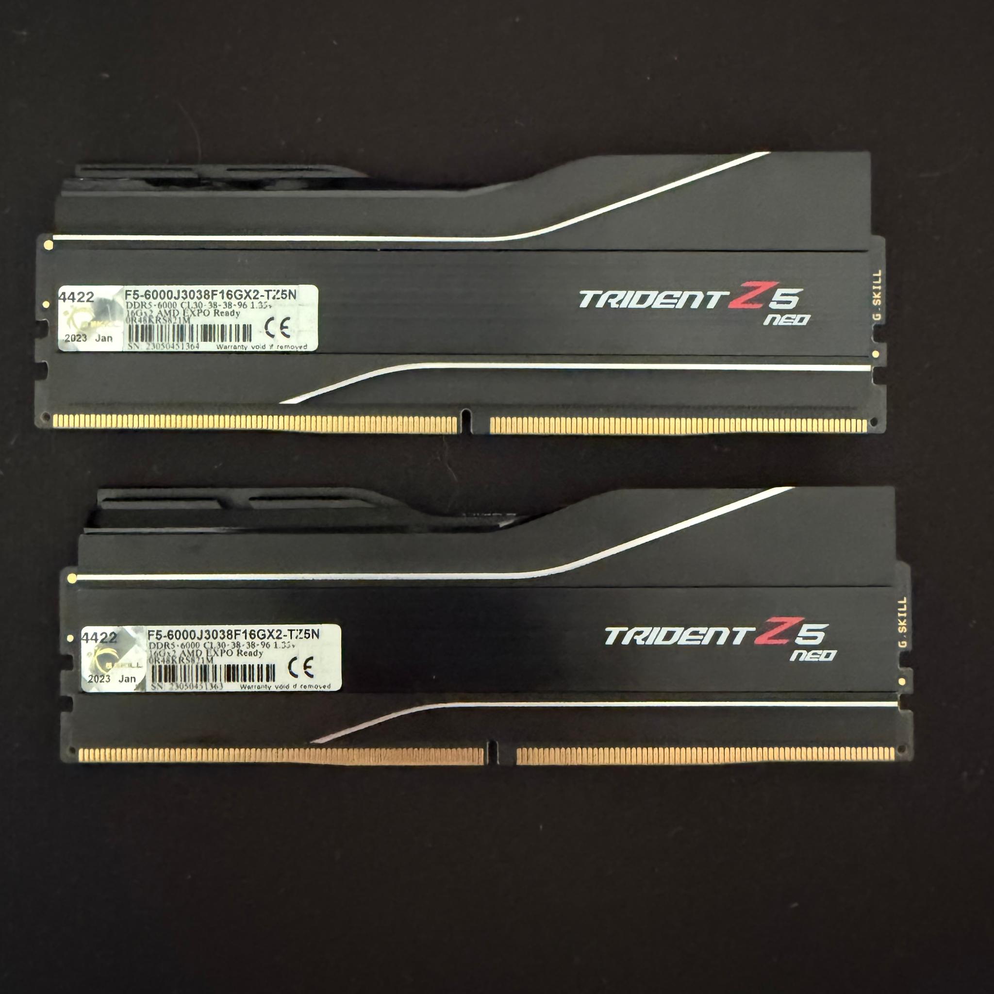 G.SKILL Trident Z5 Neo Series (2 x 16GB) CL-30 RAM DDR5 6000