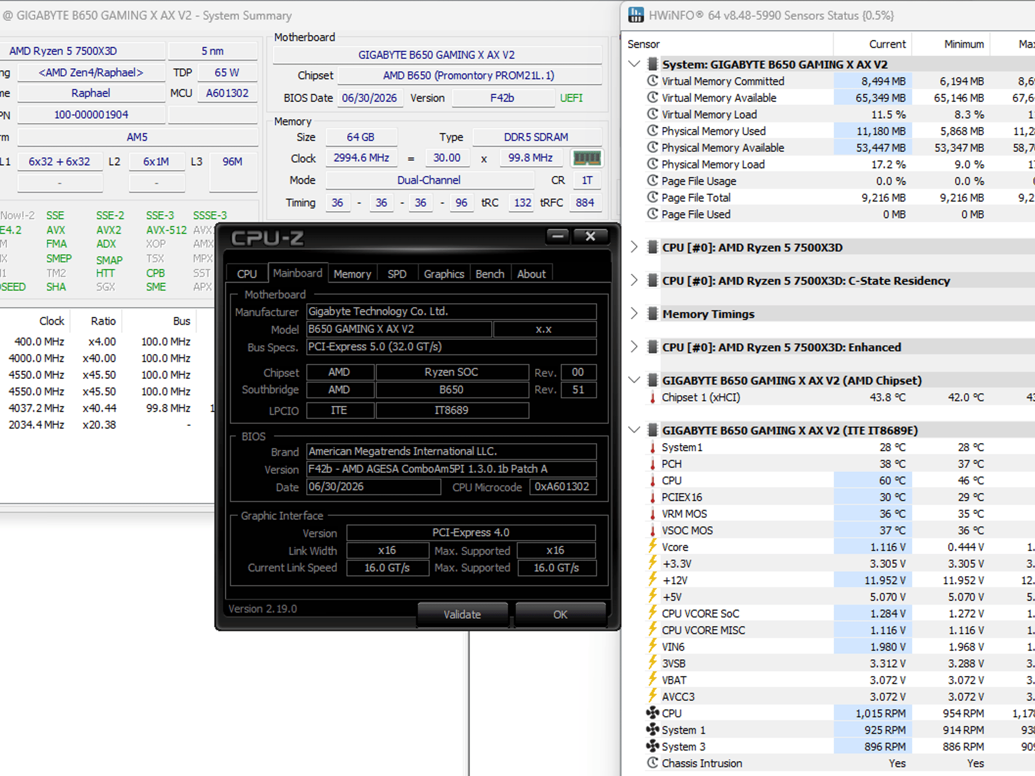 Gigabyte B650 Gaming X AX V2 (Motherboard)