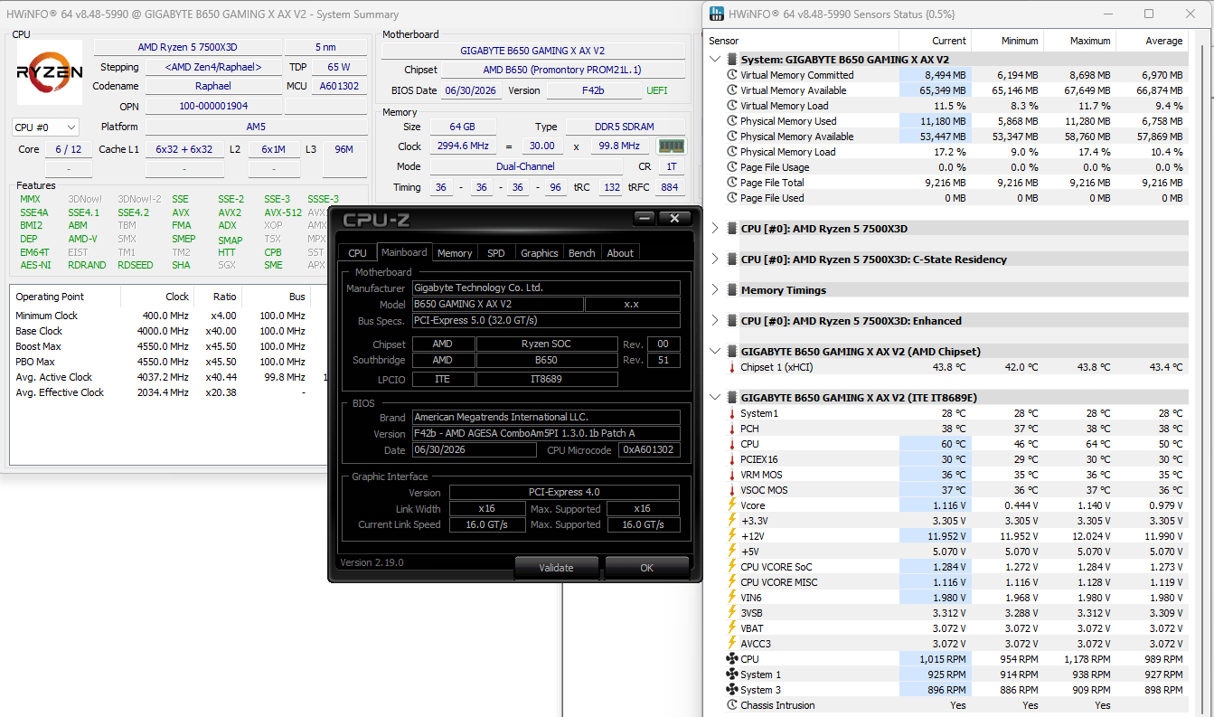 Gigabyte B650 Gaming X AX V2 (Motherboard)