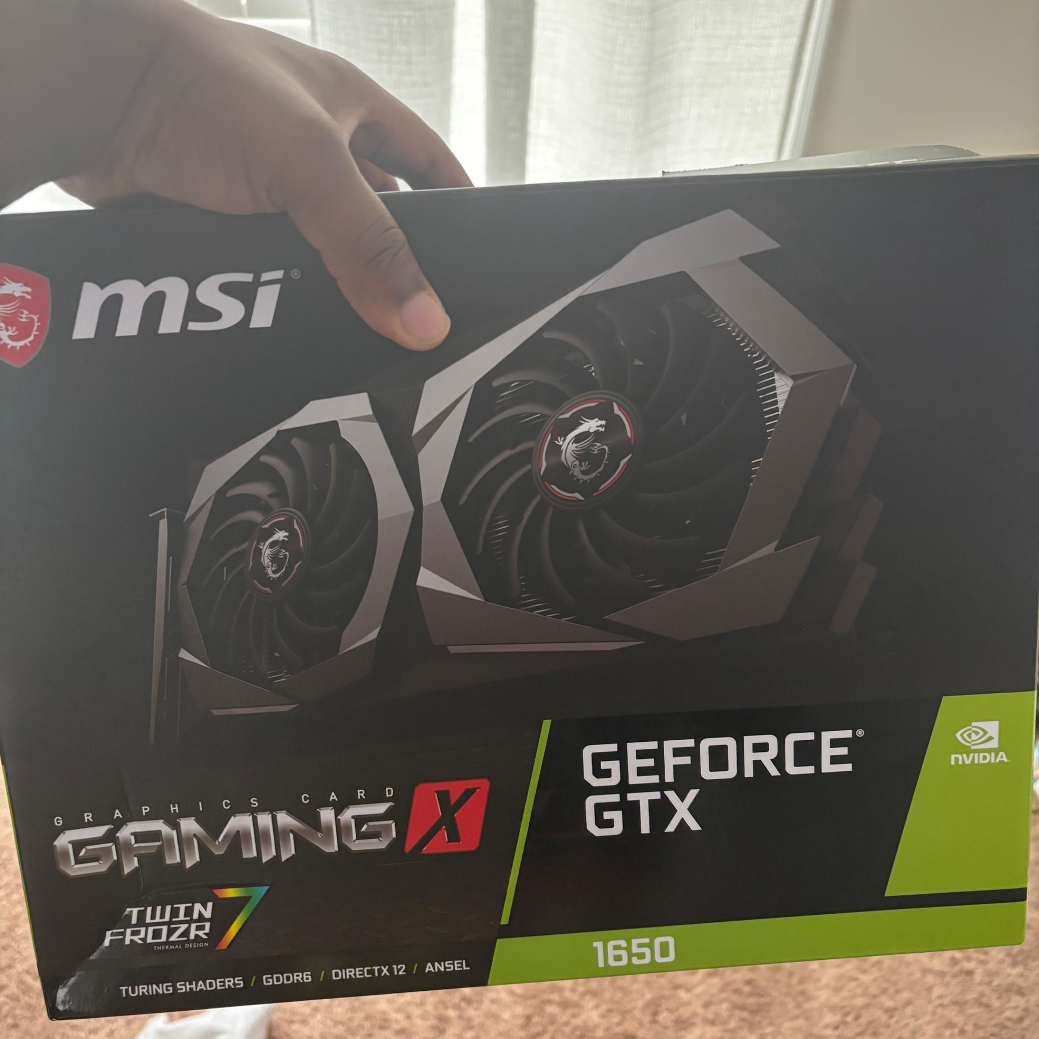 GeForce gtx 1650 twin frozr