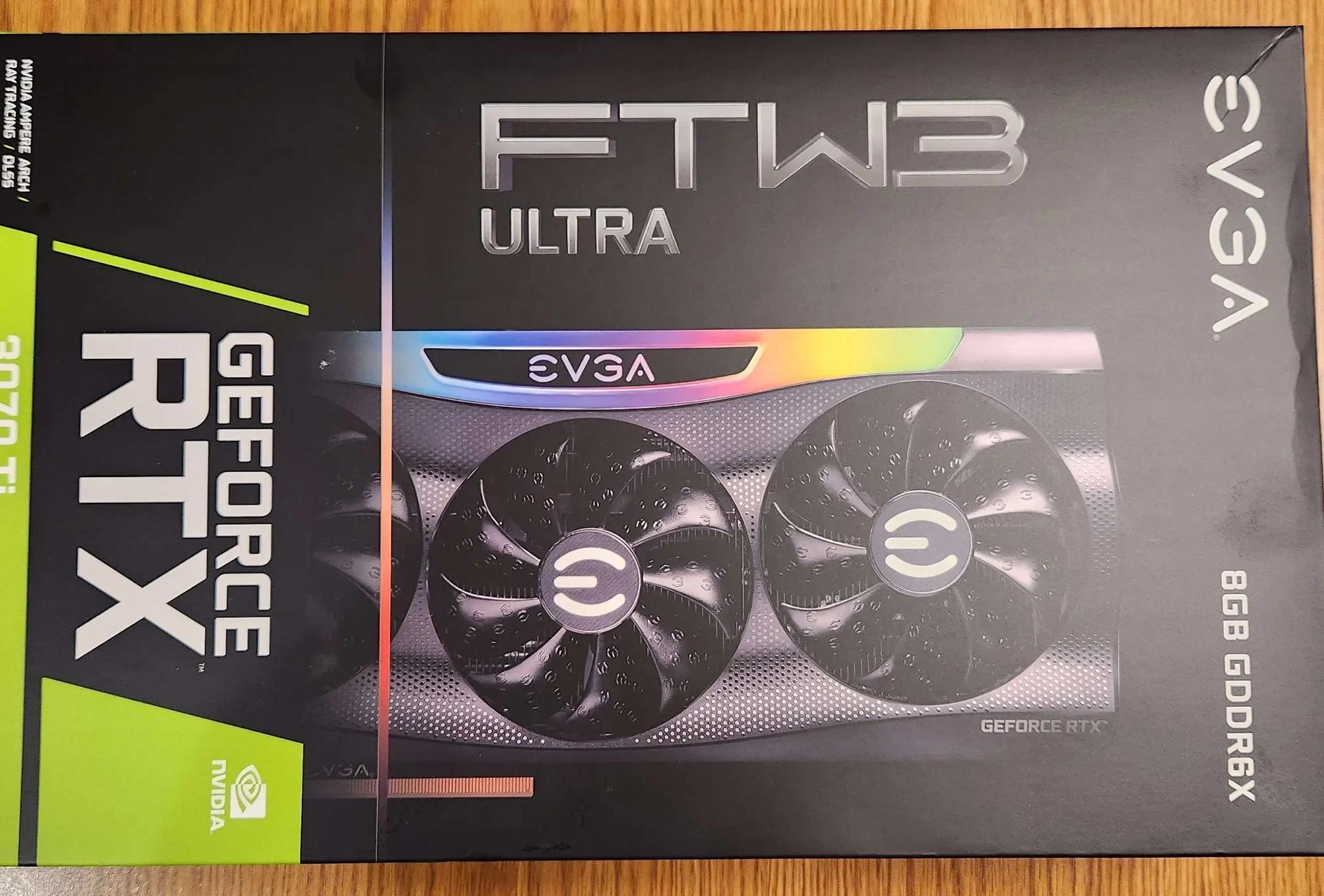EVGA RTX 3070 Ti FTW3 Ultra 8GB - Great Condition with Original Box