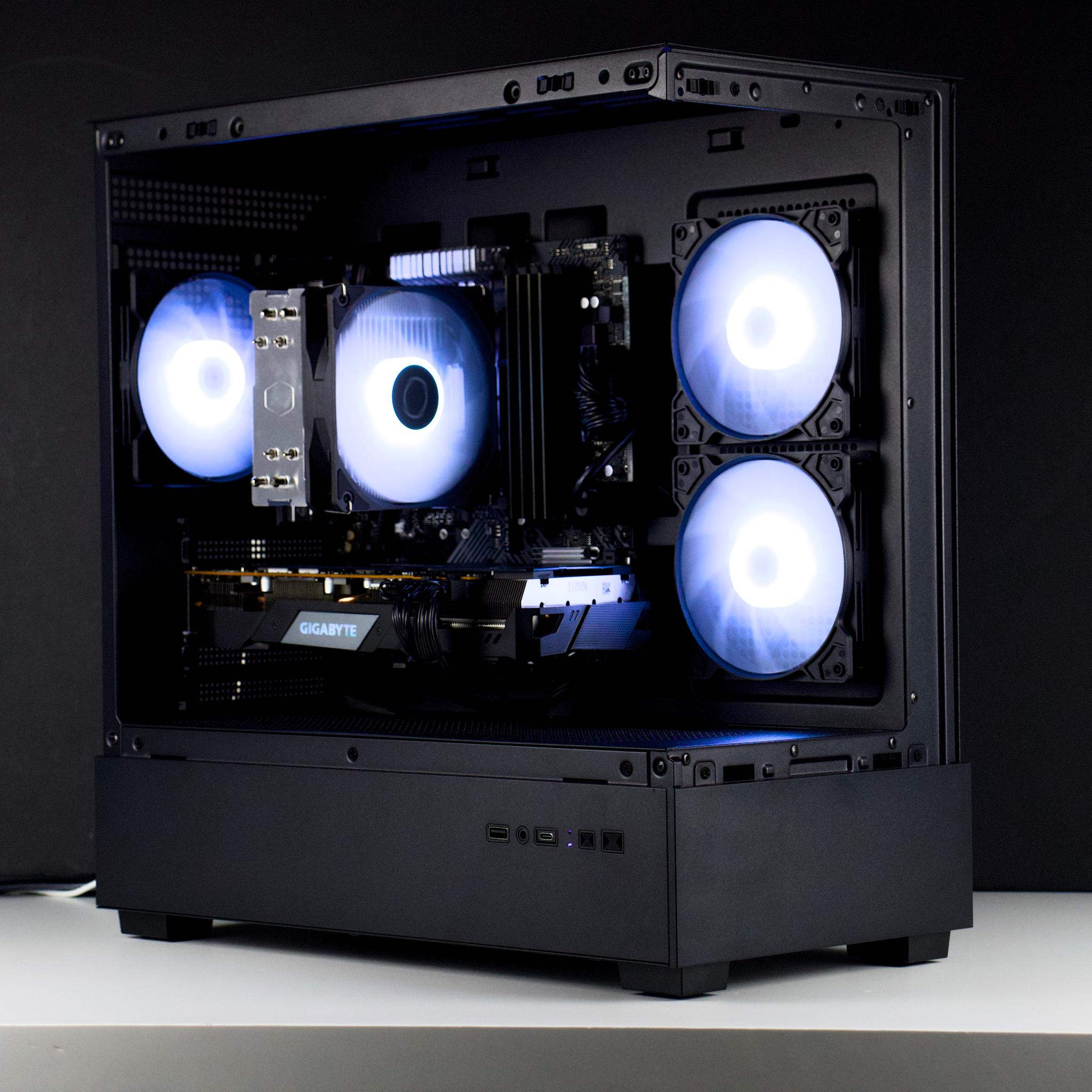 🟥⬛ Gaming PC – RX 5700XT, Ryzen 5 3600, 16GB RAM, 1TB SSD - WiFi, BlueTooth ⬛🟥