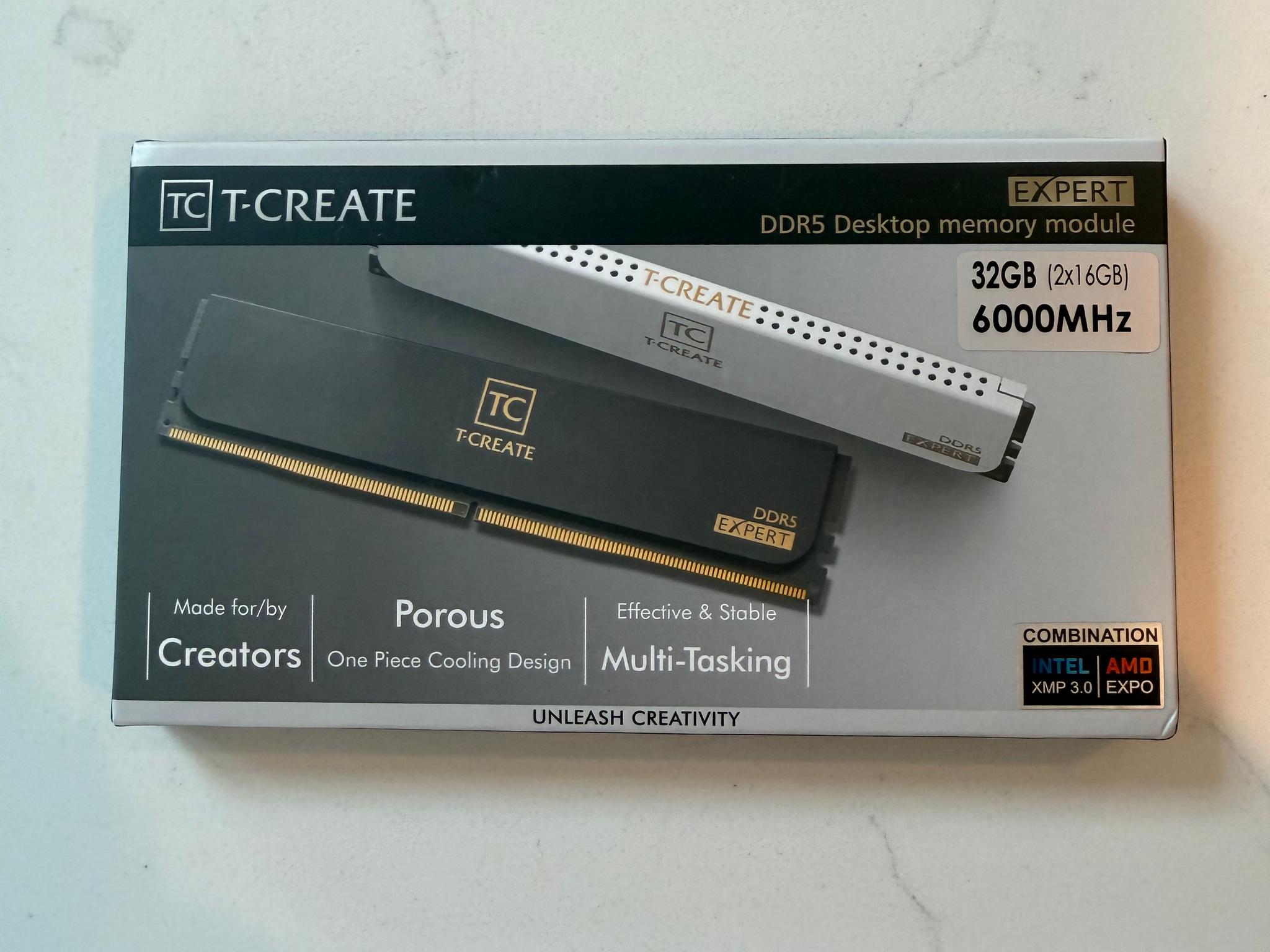 TEAMGROUP T-Create DDR5 32GB (16GBx2) 6000mhz