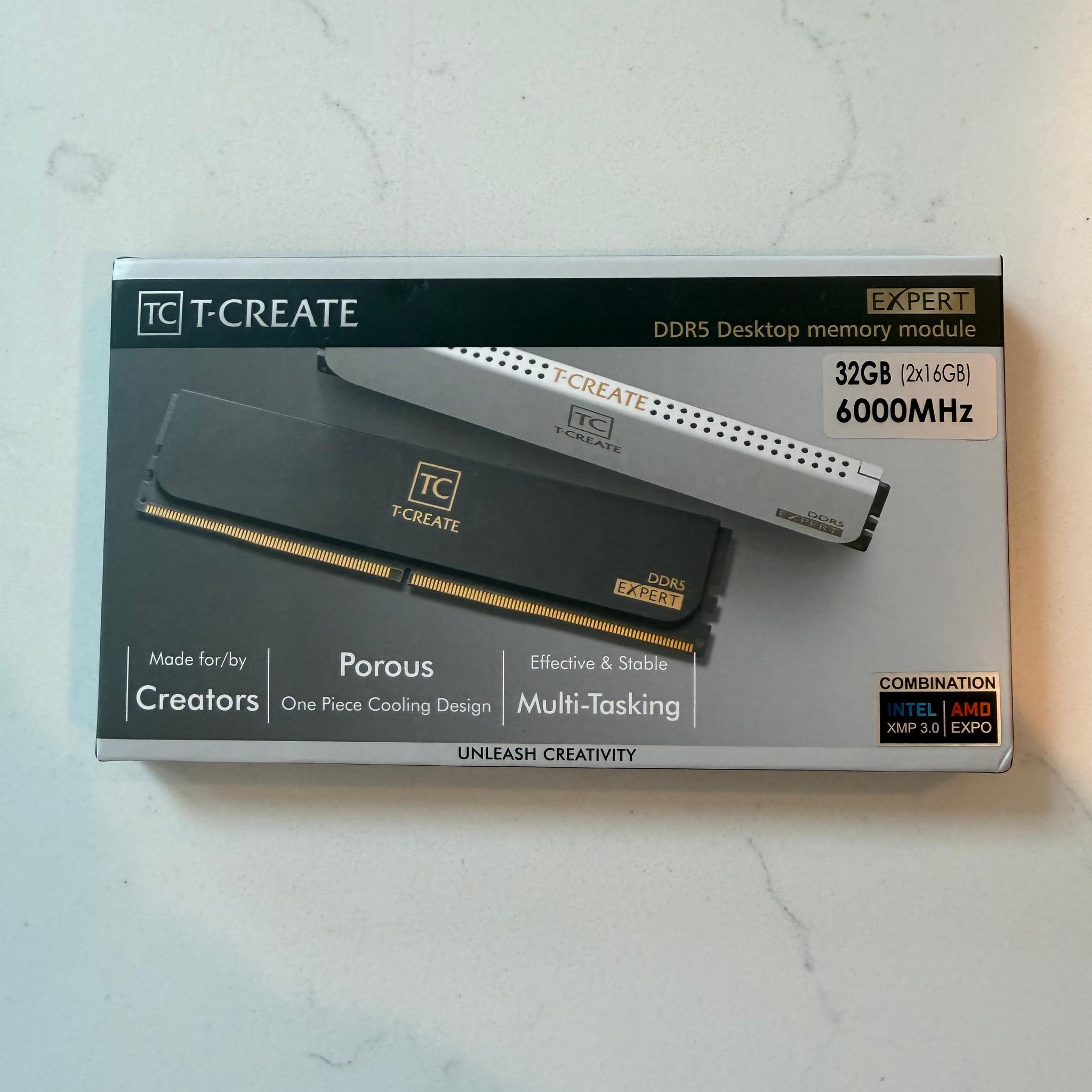 TEAMGROUP T-Create DDR5 32GB (16GBx2) 6000mhz
