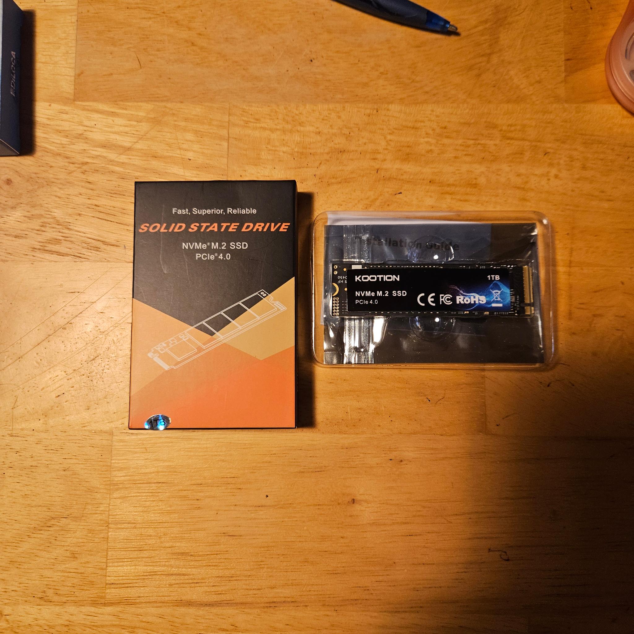 Kootion X16 TLC 1TB nvme ssd