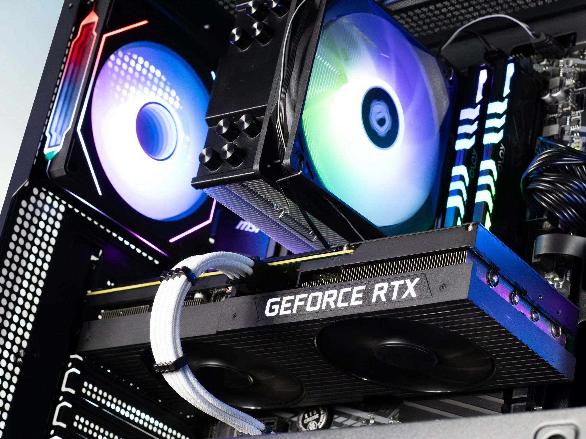🌑🚀 Gaming and Streaming PC - RTX 3070 🎮 Ryzen 5 5600 🎮 16GB DDR4 🎮 1TB NVMe SSD  ️