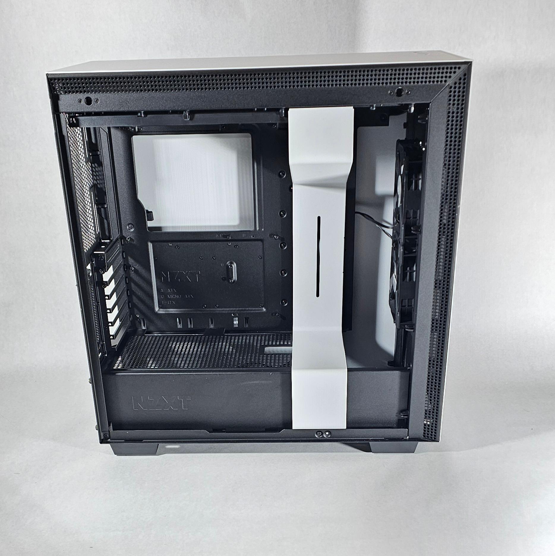 NZXT PC Case with Tempered Glass Side Panel and Front Mesh
