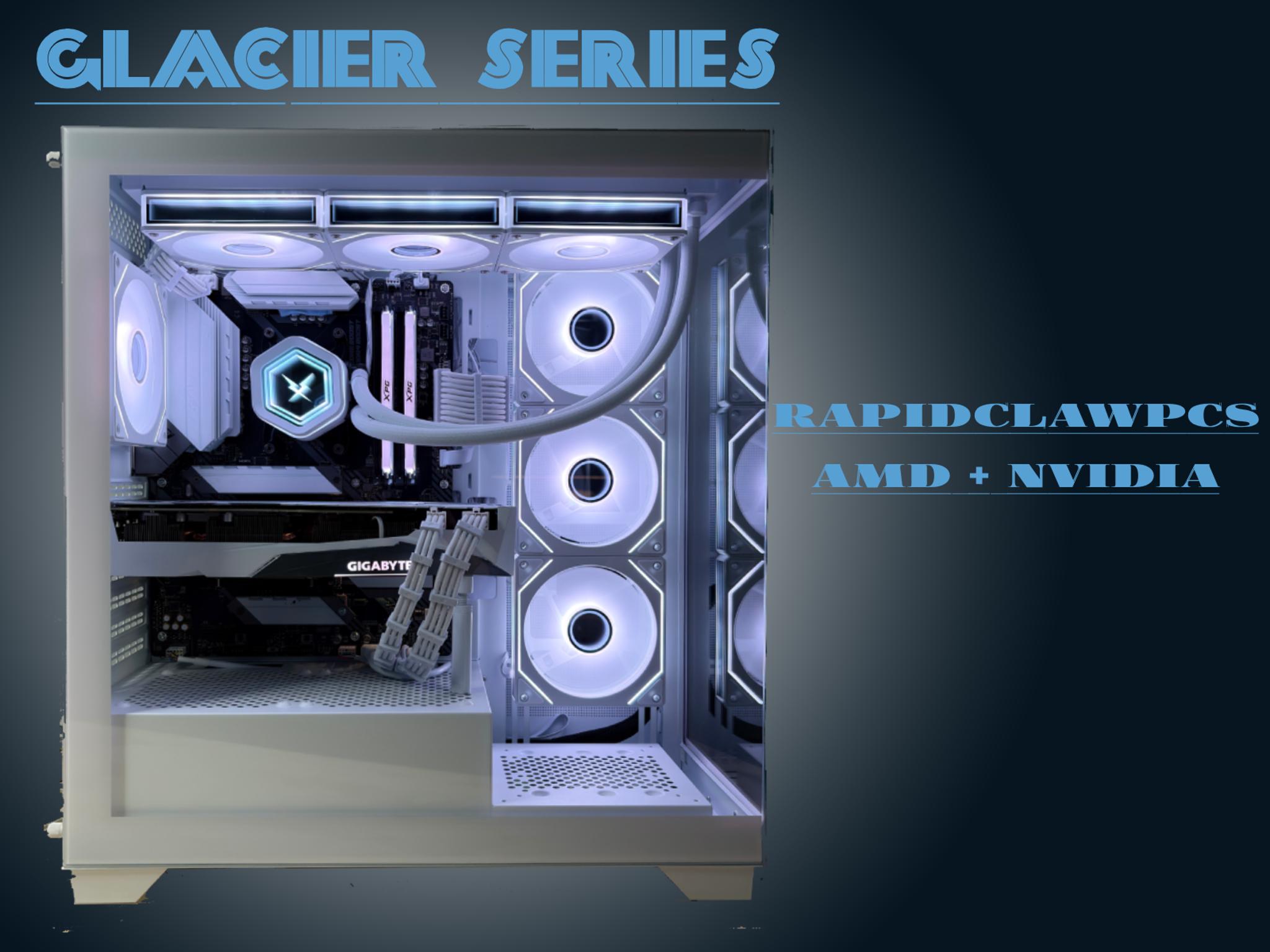 🧊❄️ Glacier Series All White Gaming PC / RTX 3070 + Ryzen 7 / NVMe SSD / Ready to Play! ❄️🧊