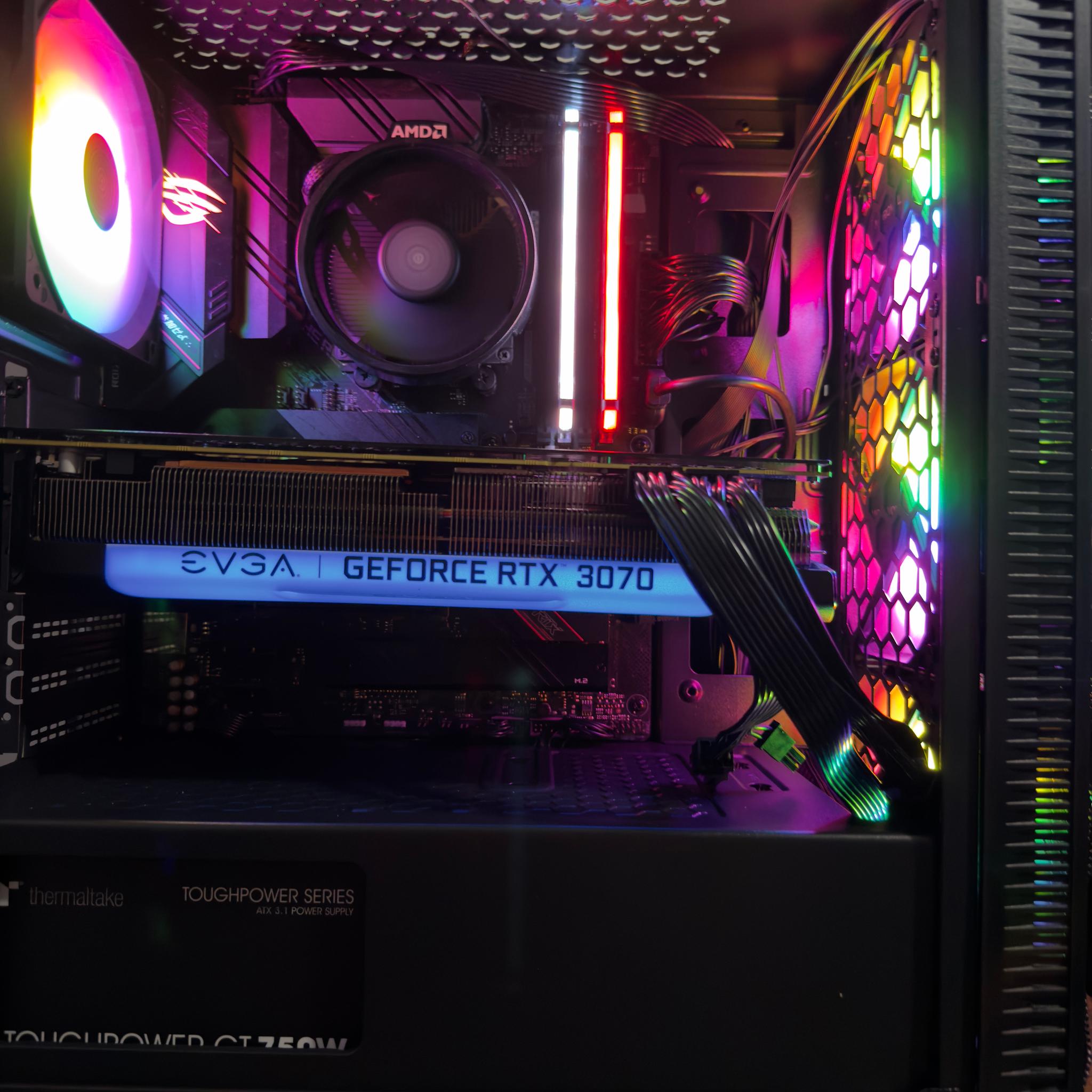 RTX 3070 Gaming PC – Ryzen 5 – 16GB RAM – 1.4TB SSD – Ready for 1440p Gaming