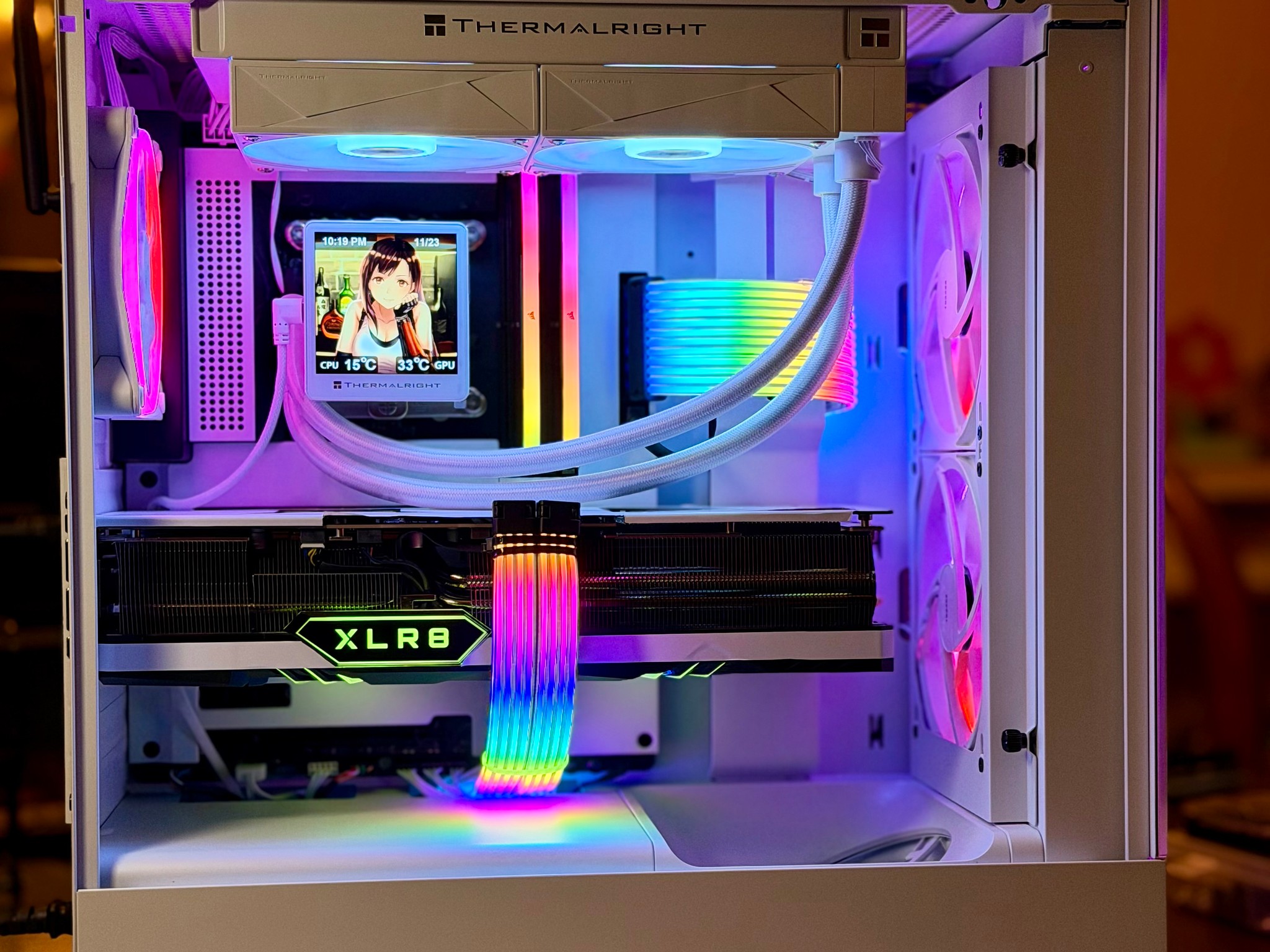 Premium Gaming PC - RTX 4080, Intel 14600K, 2TB nvme, 32GB DDR5, Z790, 850W, Strimers, NZXT N7 White
