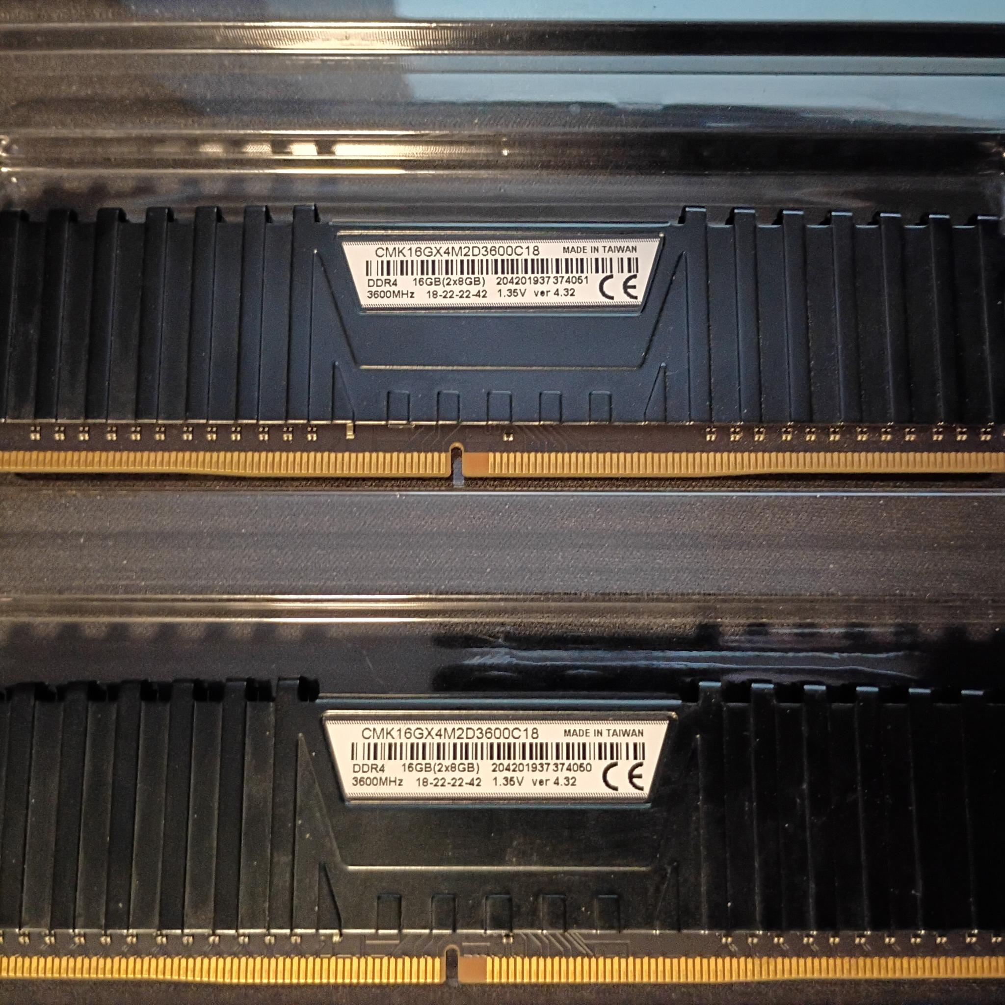 Corsair Vengeance LPX 16GB DDR4-3600 CL18 (2x8)