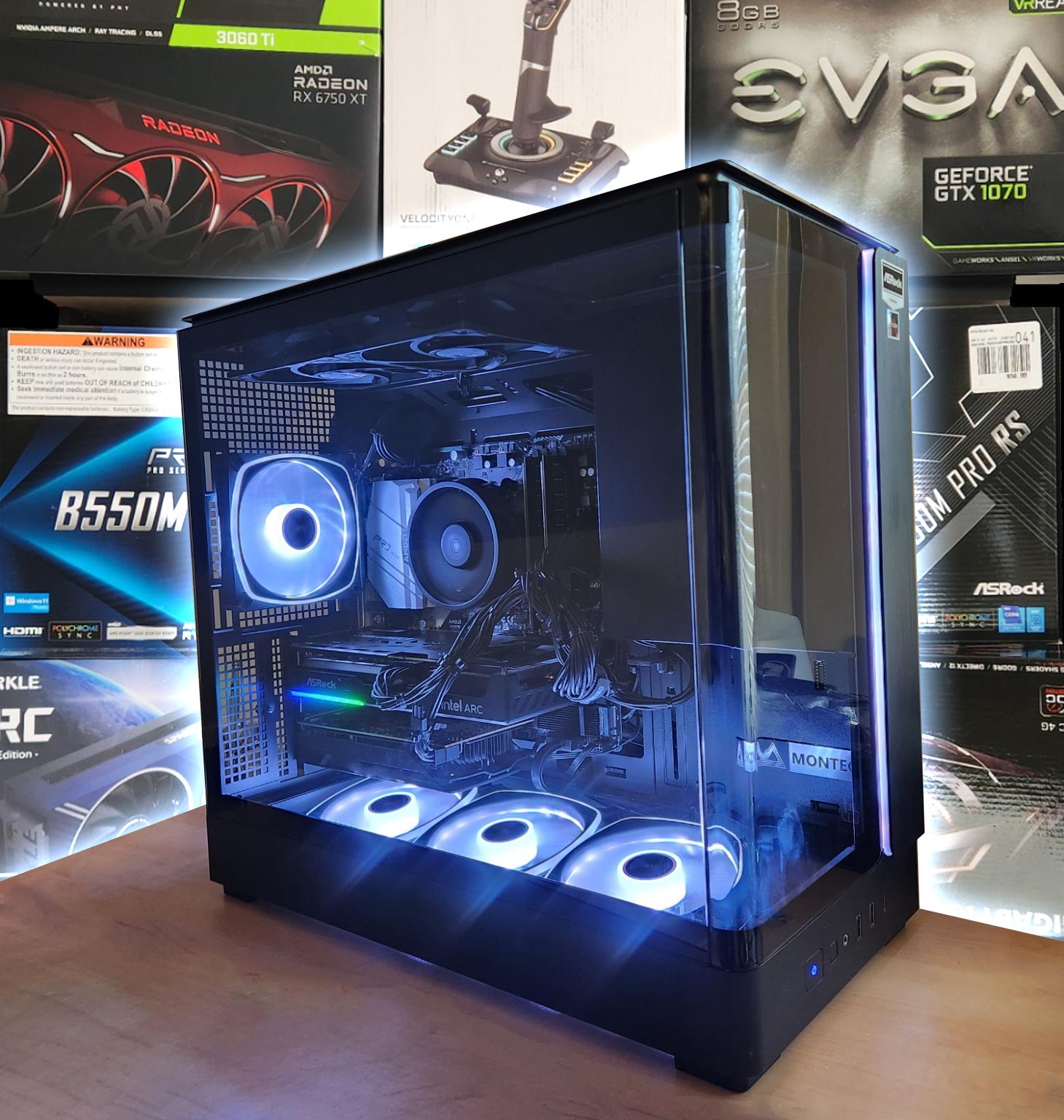 Ryzen 5 3600, Intel Asrock Challenger b570, 32Gb ram, 1Tb nvme ssd