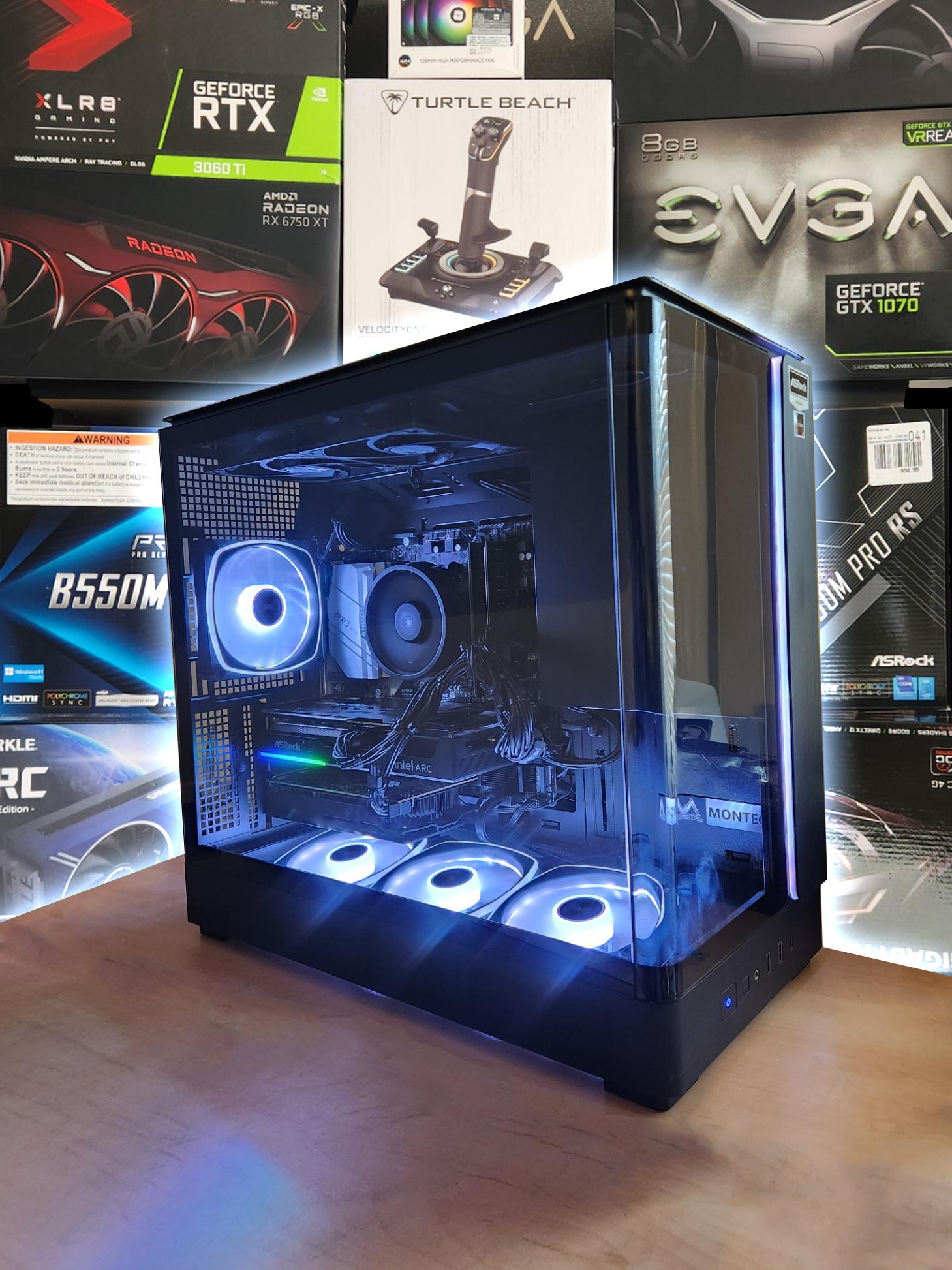Ryzen 5 3600, Intel Asrock Challenger b570, 32Gb ram, 1Tb nvme ssd