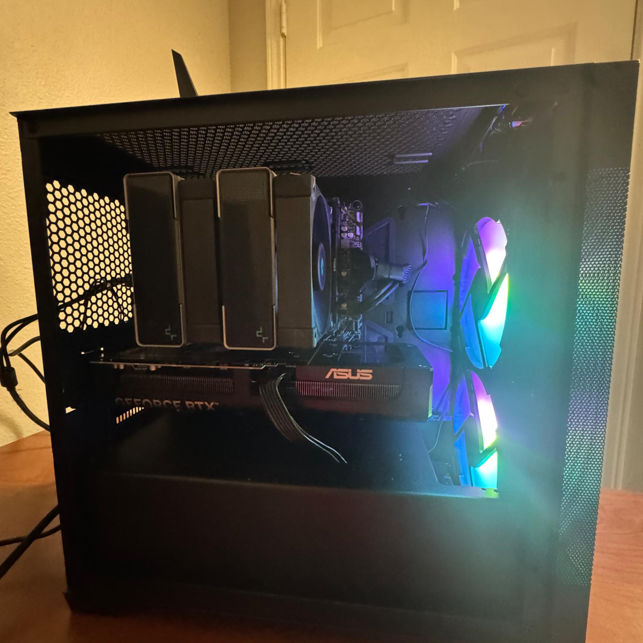 RTX 5070, R5 9600x ,1Tb gen4 SSD, 32gb DDR5 6000mt/s, ak620 tower cooler