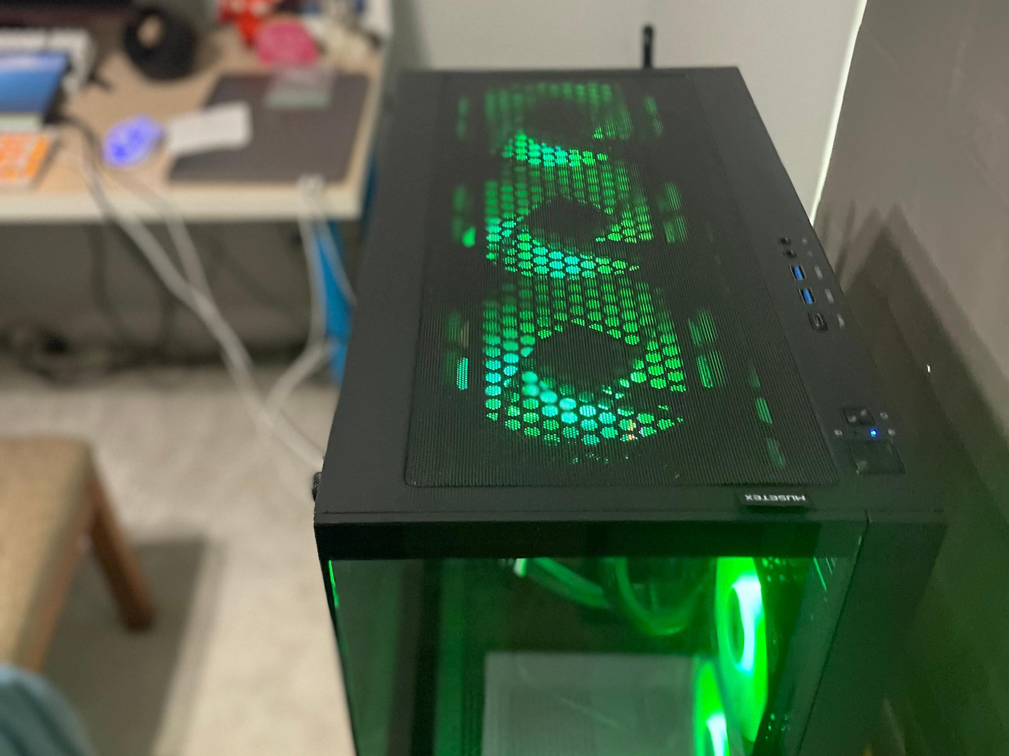 ♠️🖤♣️Blackout Phantom RTX 5060 Gaming PC♣️🖤♠️