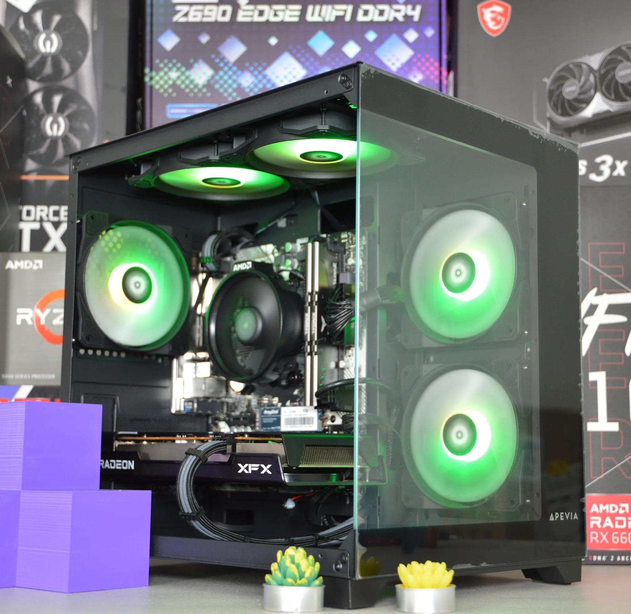 🐍🐍| RX 6600 8GB | RYZEN 5 5500 | 16GB DDR4 RAM | 1TB NVME SSD | Silver Serpent 2.0 |