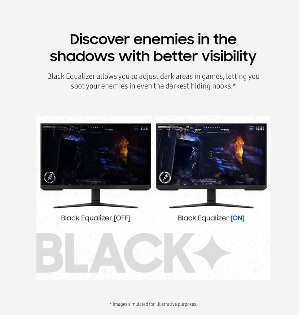 SAMSUNG 27-Inch Odyssey G3 Series FHD Gaming Monitor, 1ms, 180Hz, AMD FreeSync LS27DG302ENXZA 2024