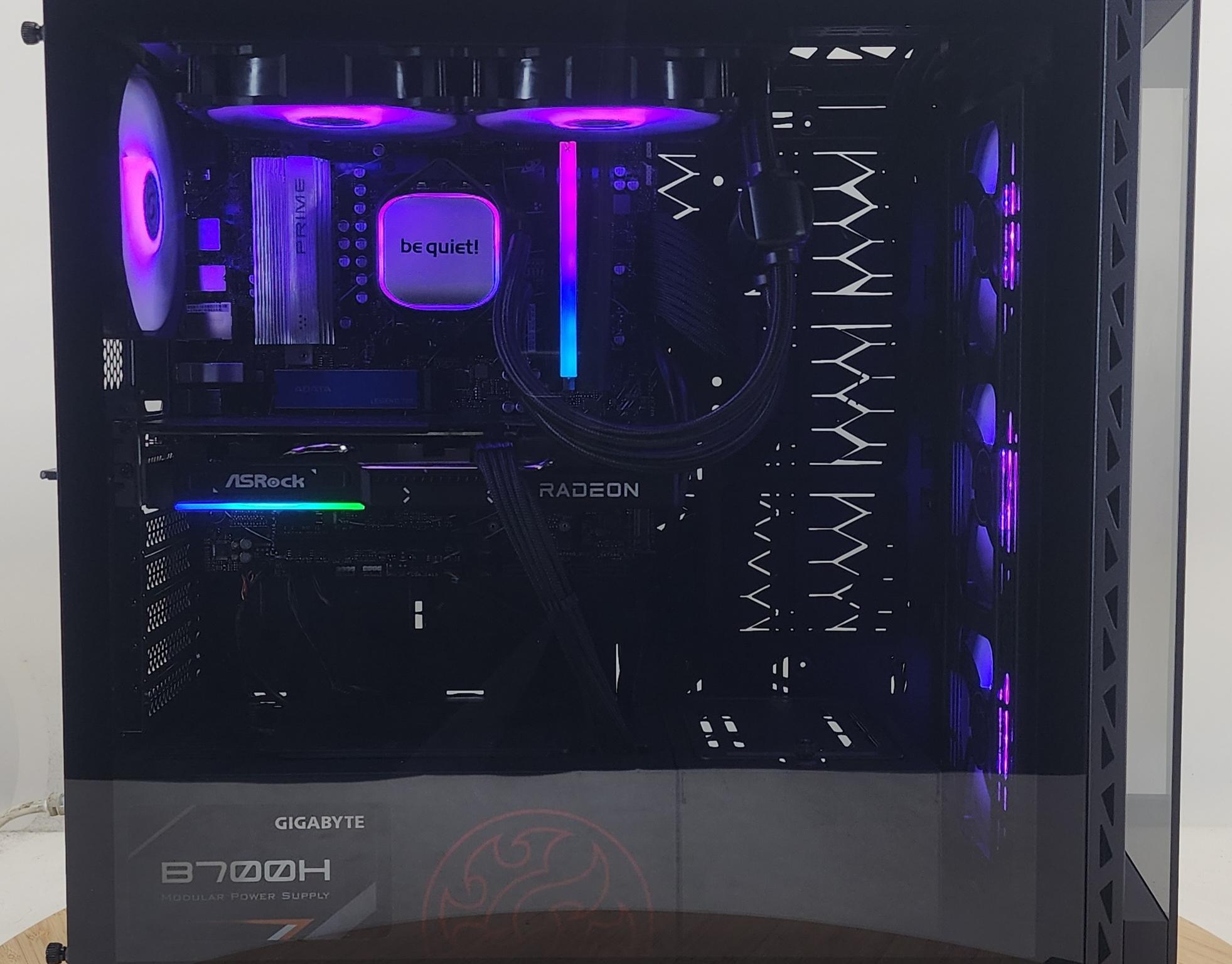 Gaming PC Ryzen 7 9700X 16GB RAM 1TB SSD RX 9060 XT 16GB Windows 11 Computer