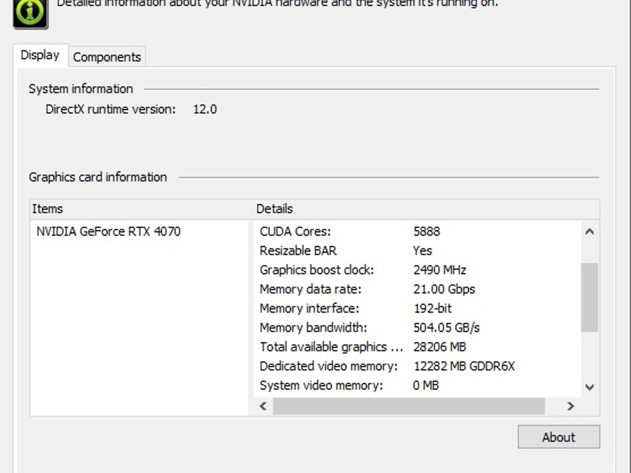 Gigabyte GeForce RTX 4070 WINDFORCE OC