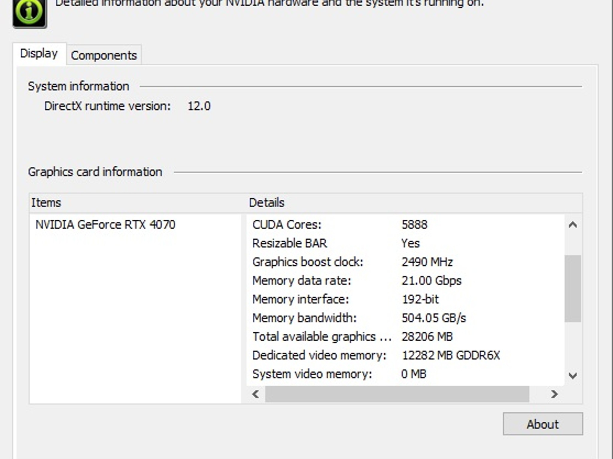 Gigabyte GeForce RTX 4070 WINDFORCE OC