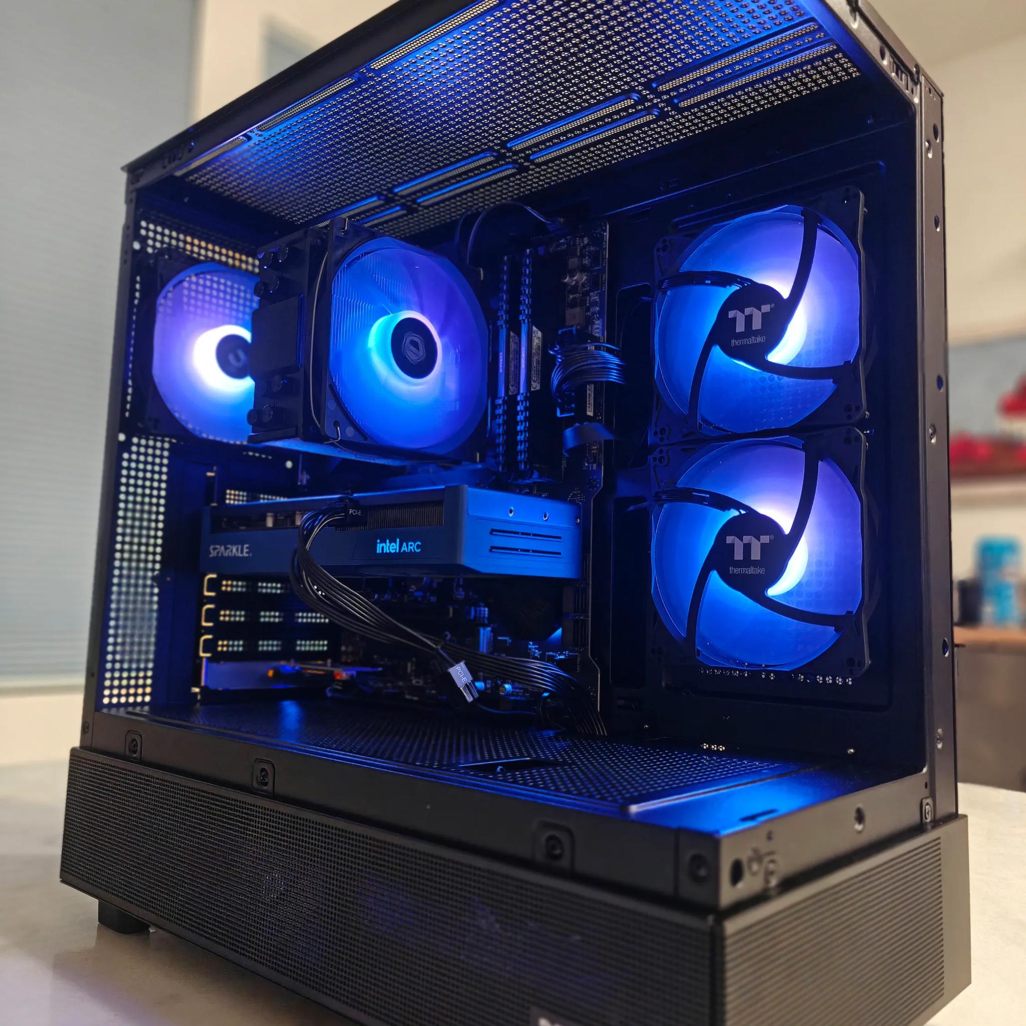 1080P - ARC B570 - Ryzen 7 5700x - ARGB + Wifi - Brand New Value Gaming PC