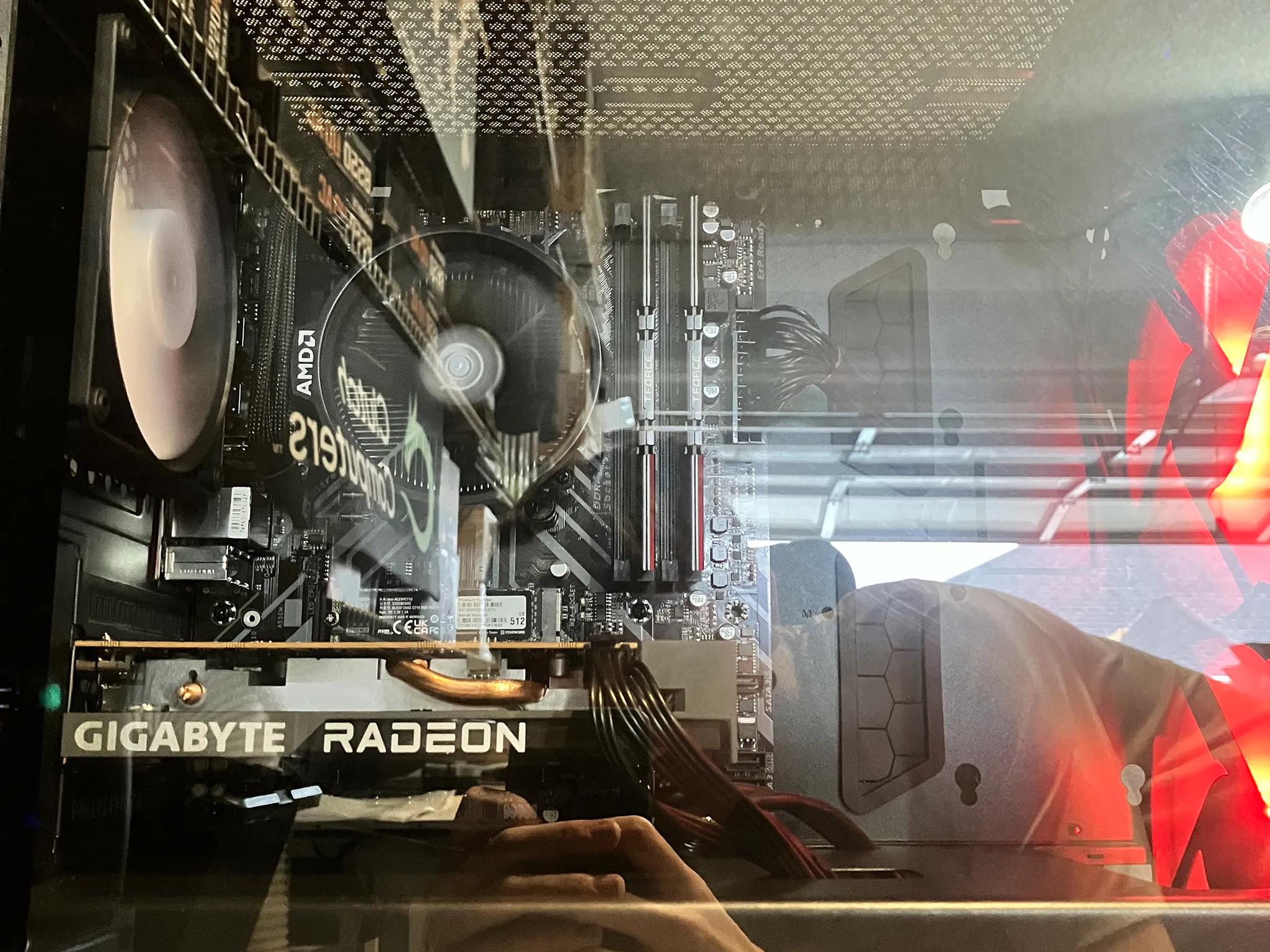 Gaming/Streaming PC W/ Ryzen 5 4500, RX 6500 XT, 1TB SSD, Windows 11 Pro