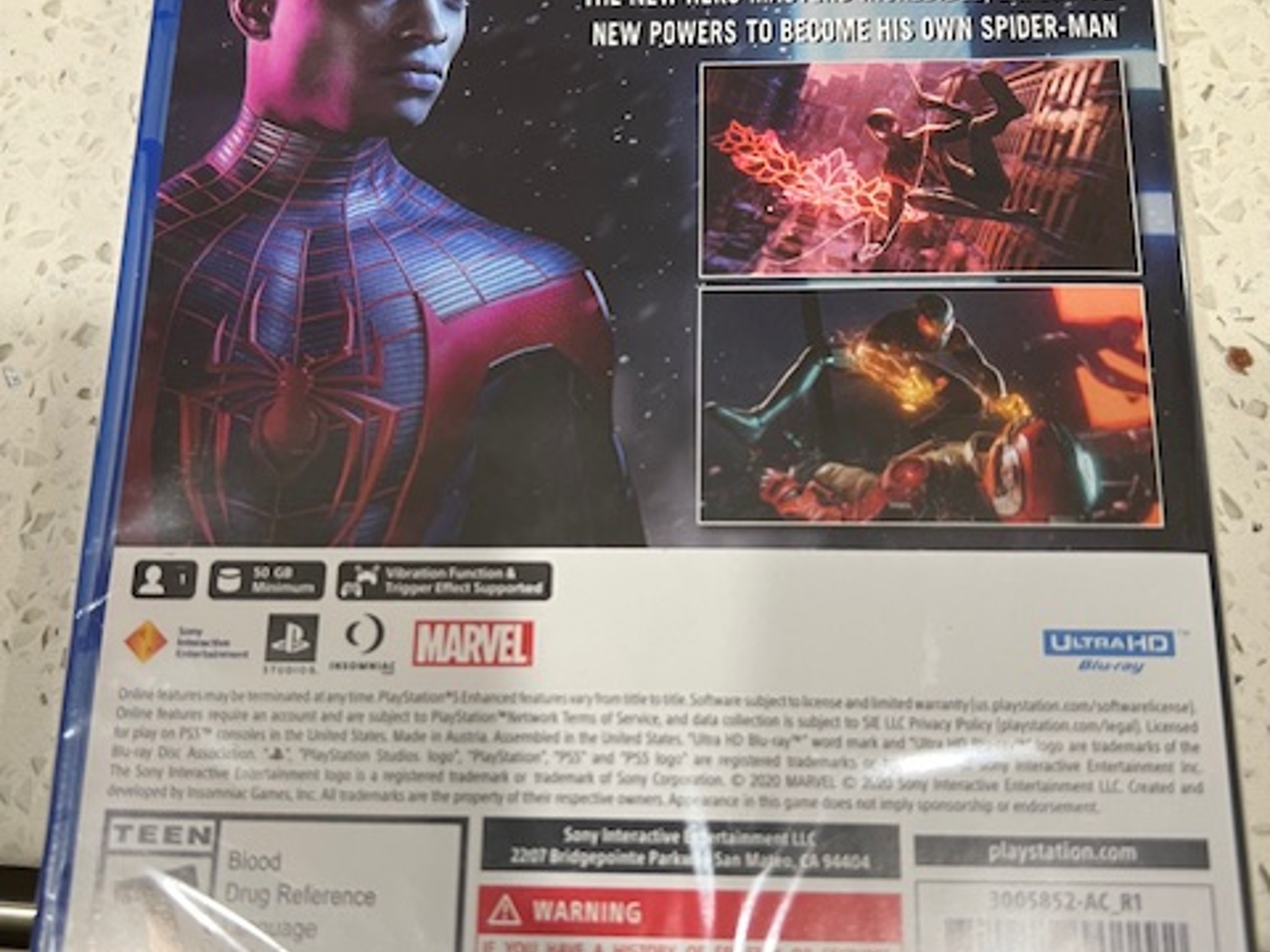 Spiderman Miles Morales PS5 Brand New